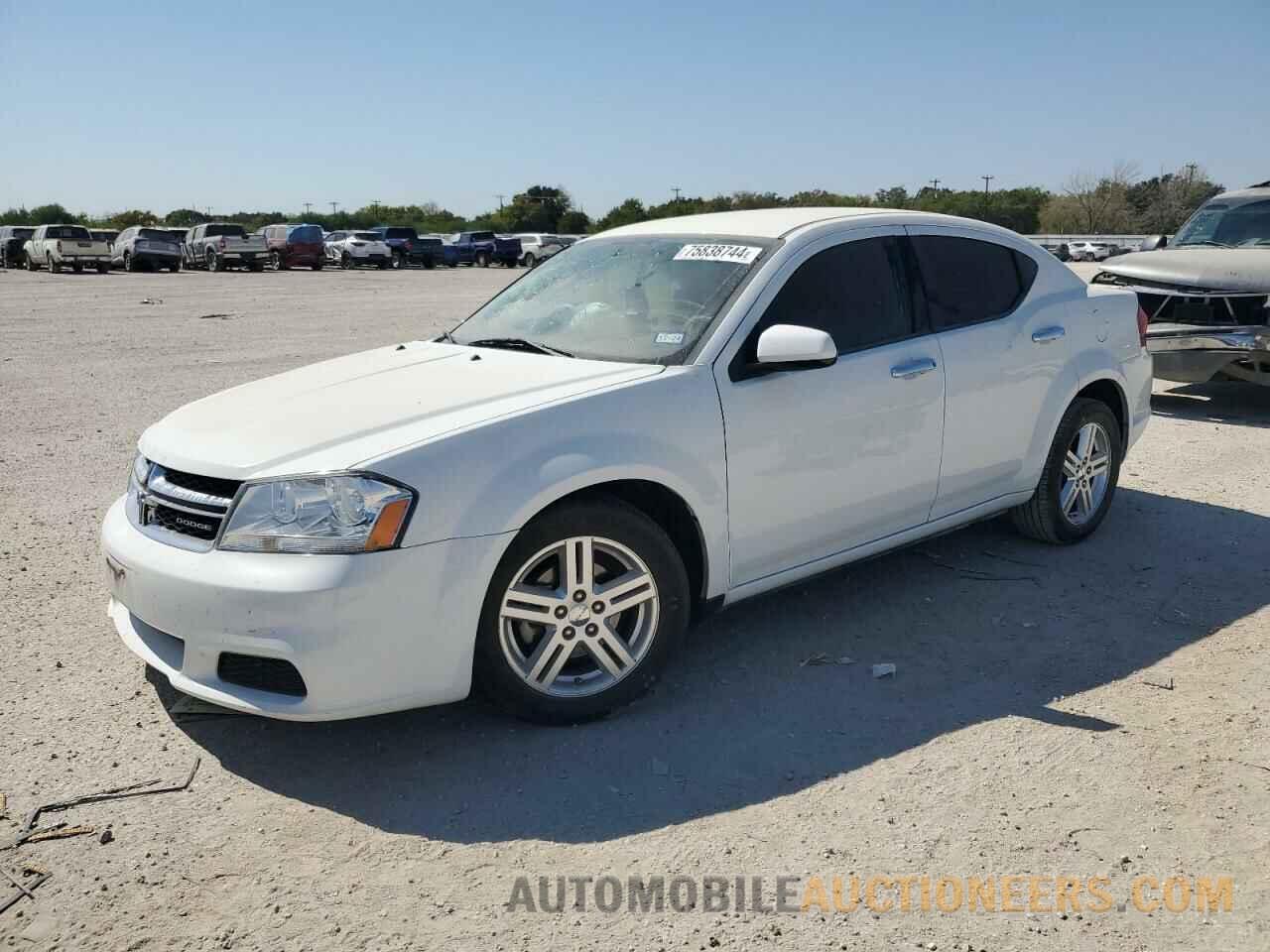 1C3CDZCB7CN144627 DODGE AVENGER 2012