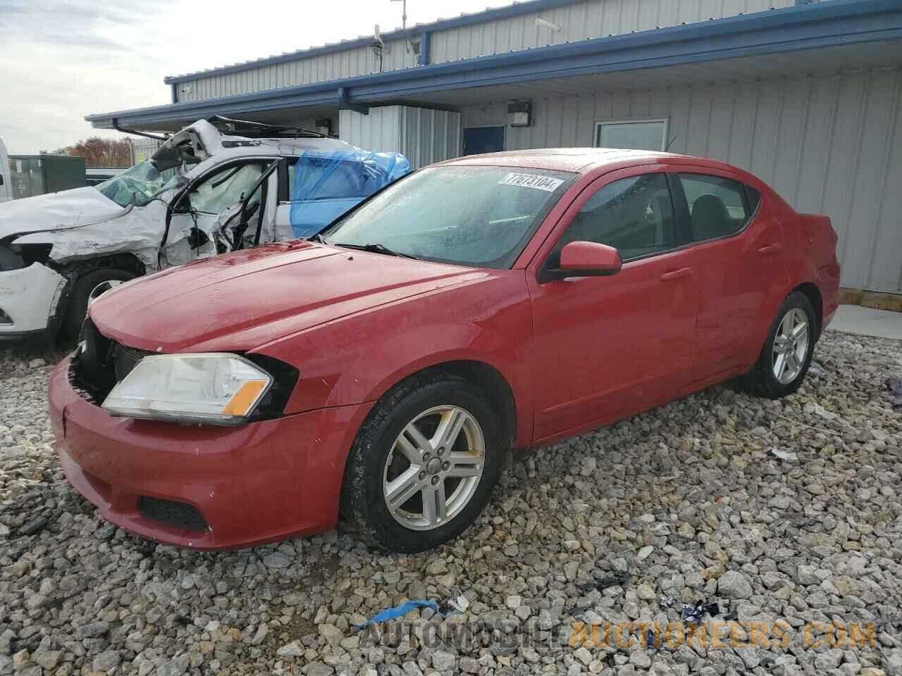 1C3CDZCB7CN156065 DODGE AVENGER 2012