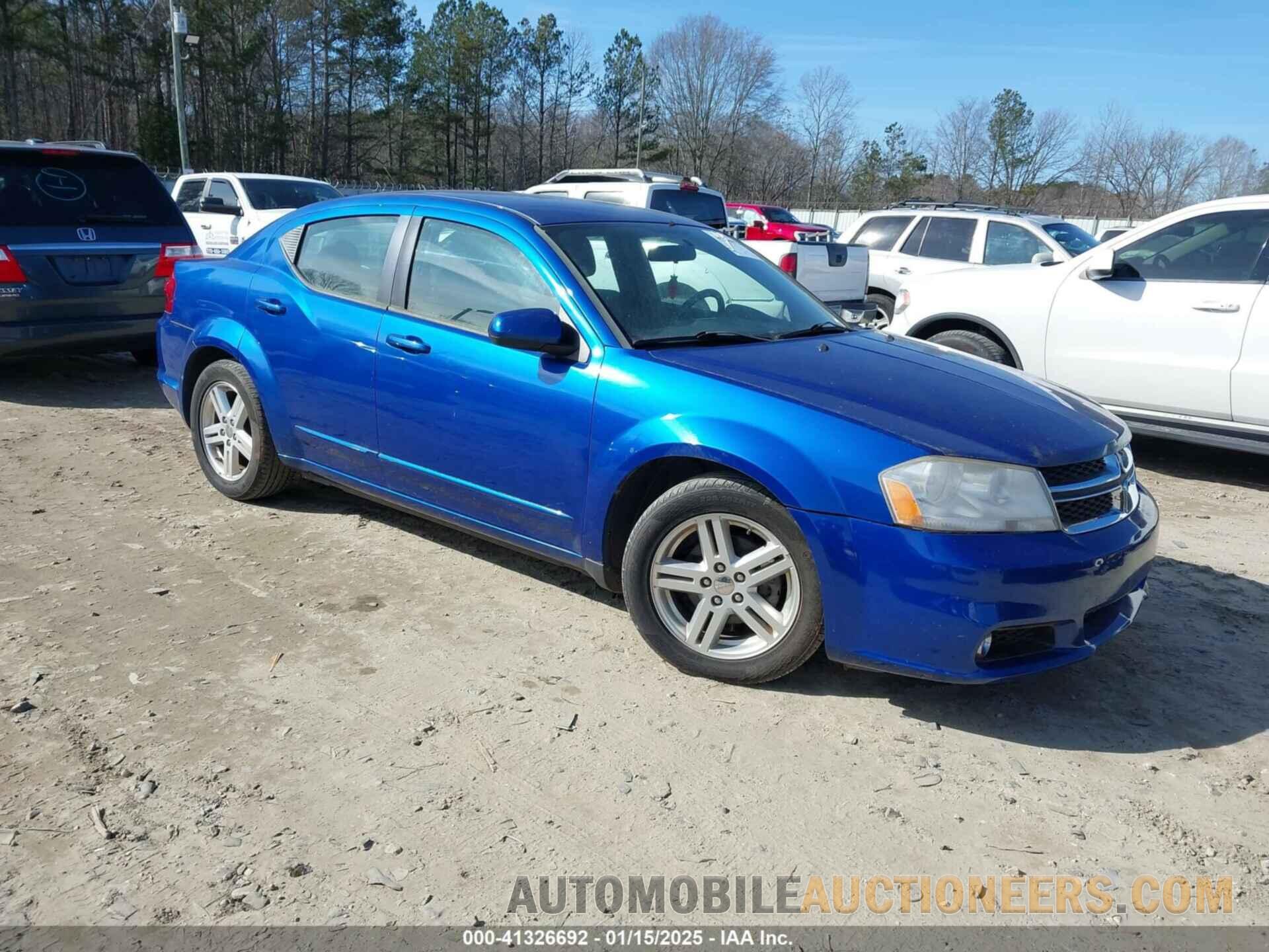 1C3CDZCB7DN562798 DODGE AVENGER 2013