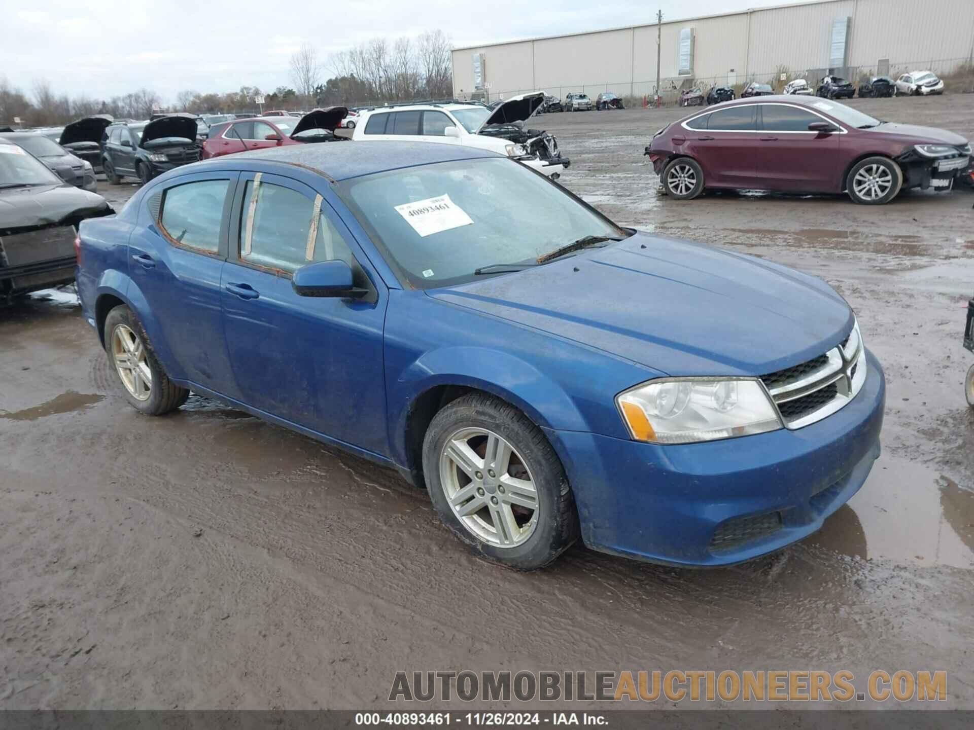 1C3CDZCB8CN170279 DODGE AVENGER 2012