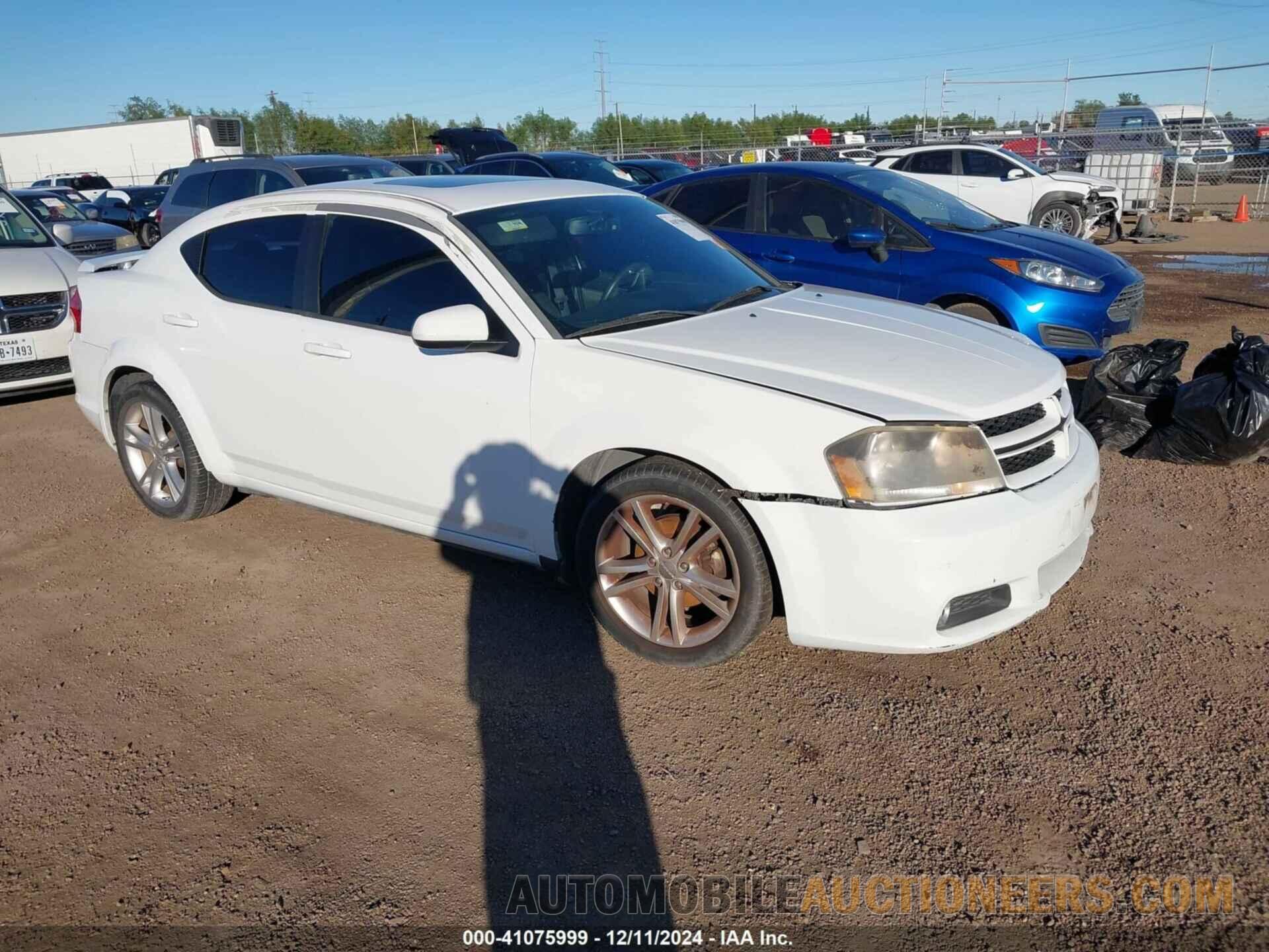 1C3CDZCG2EN187920 DODGE AVENGER 2014