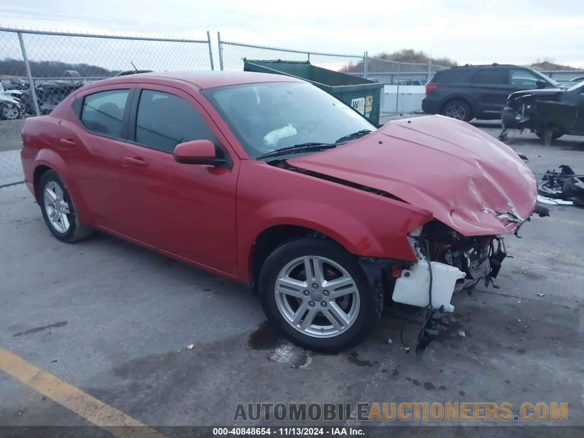 1C3CDZCG3DN572479 DODGE AVENGER 2013