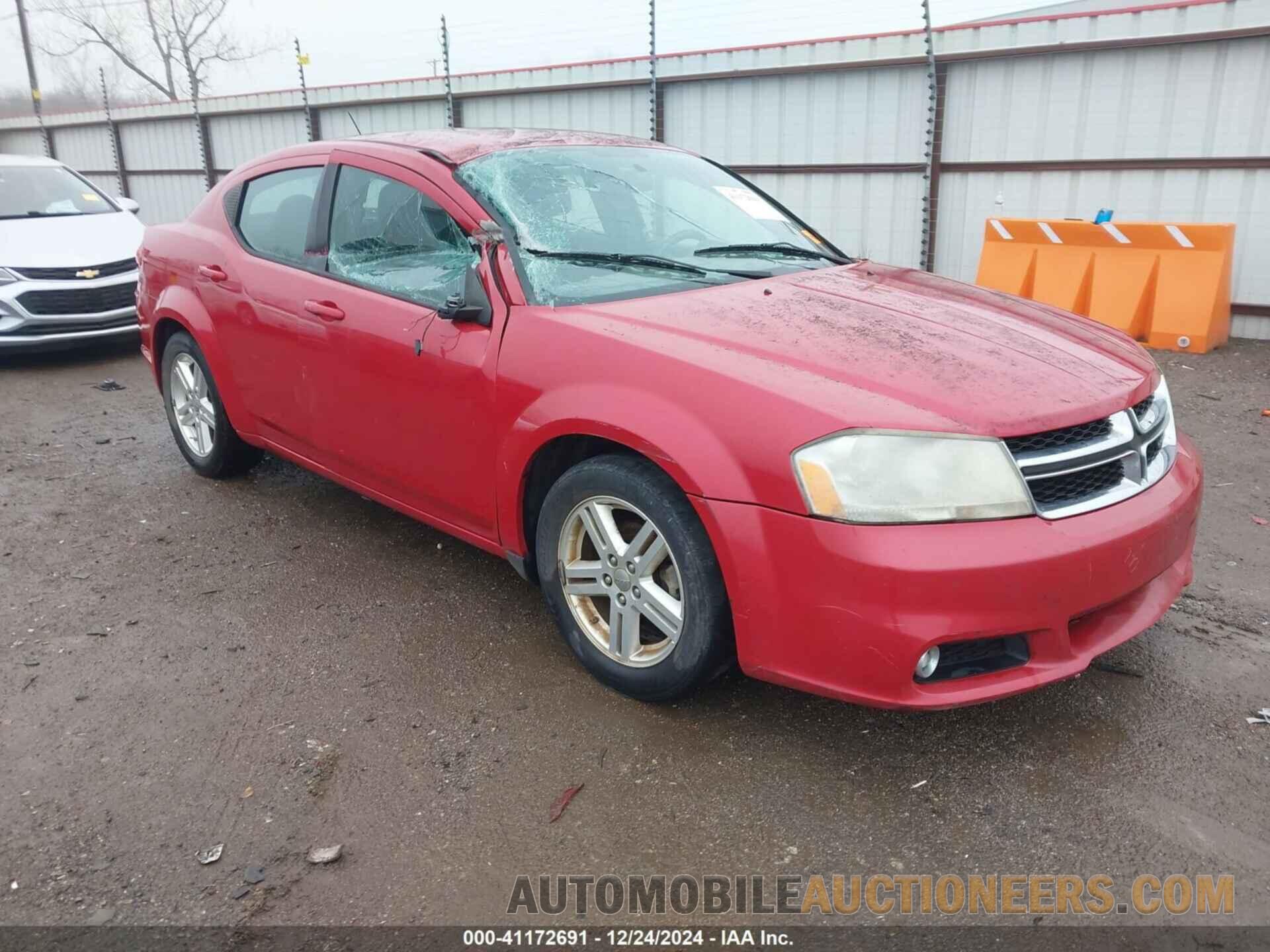 1C3CDZCG8DN525027 DODGE AVENGER 2013