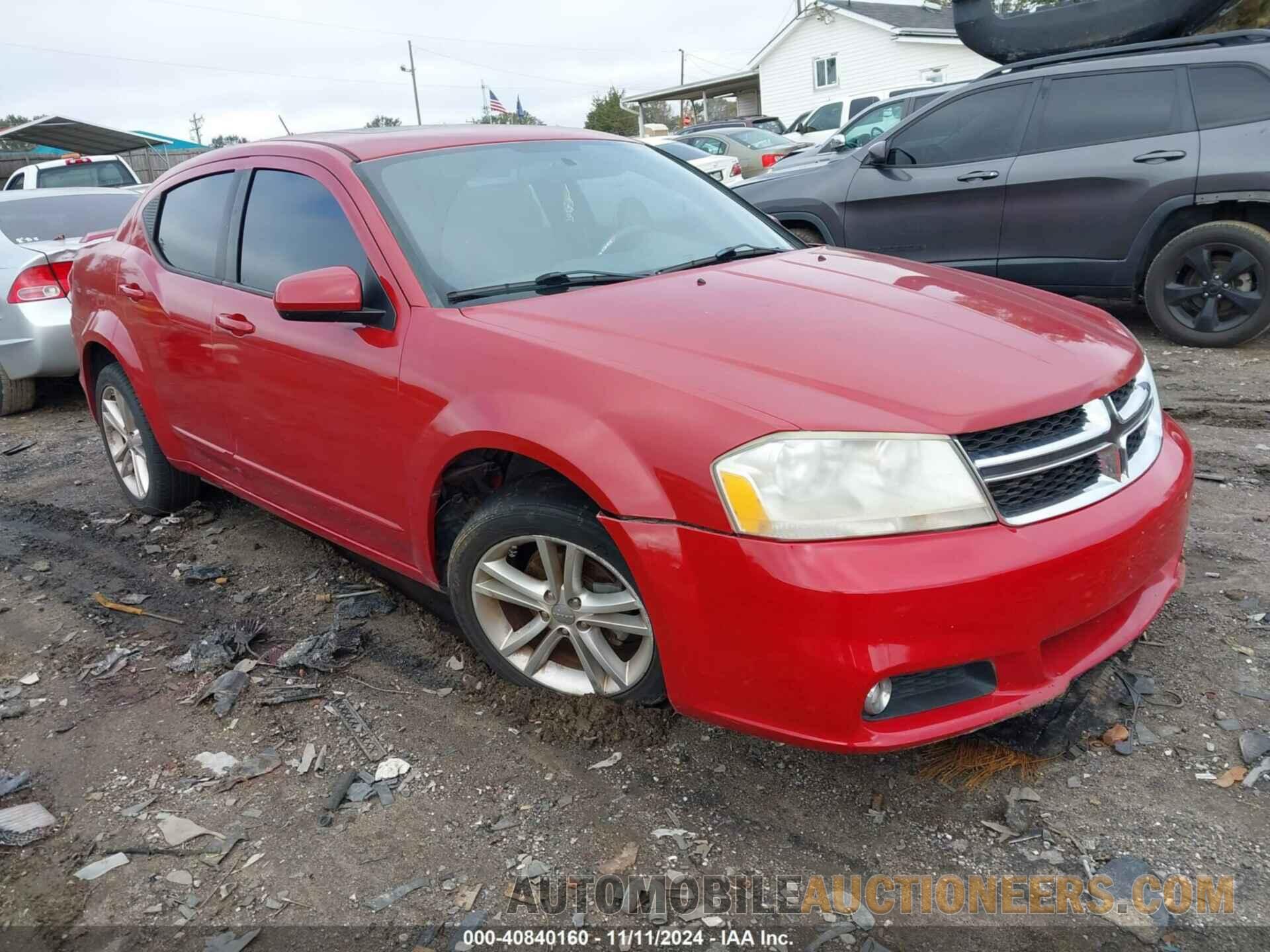 1C3CDZEG3CN309873 DODGE AVENGER 2012