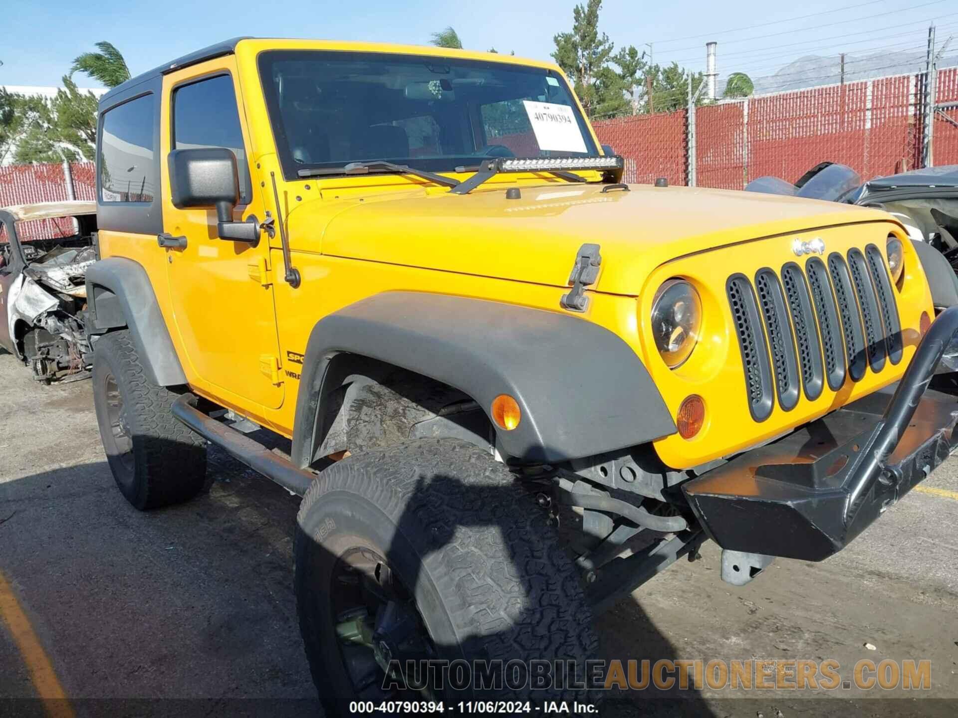 1C4AJWAG0DL546303 JEEP WRANGLER 2013