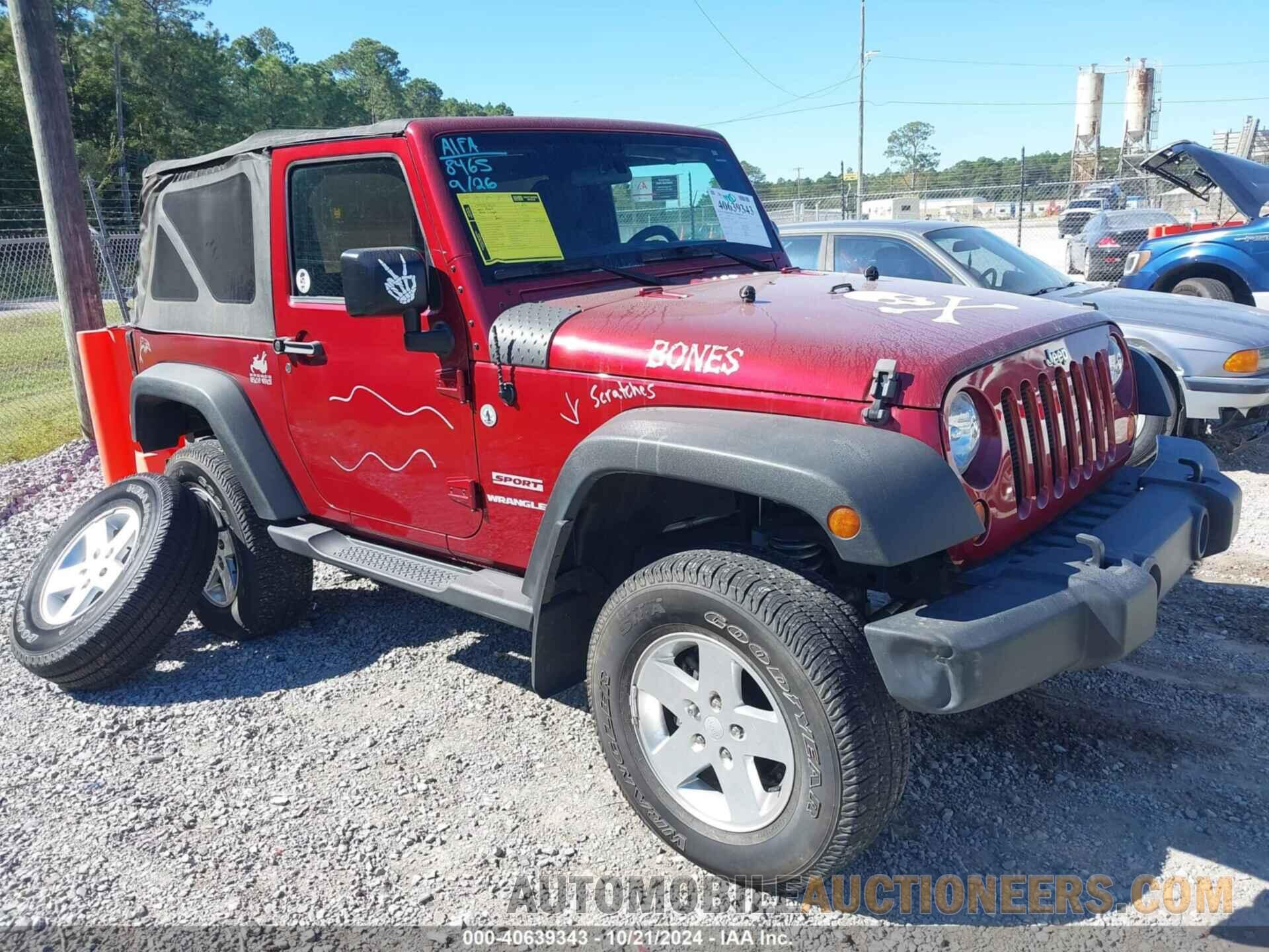 1C4AJWAG2CL129926 JEEP WRANGLER 2012