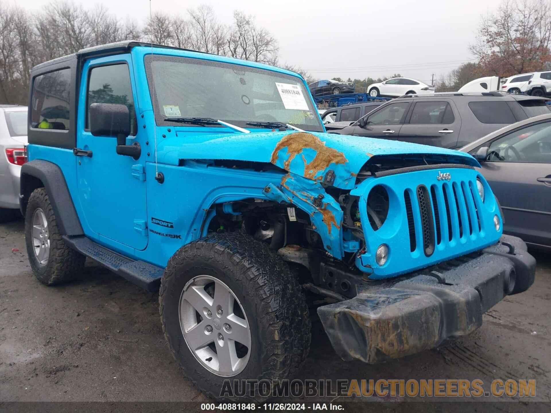 1C4AJWAG4JL813244 JEEP WRANGLER JK 2018