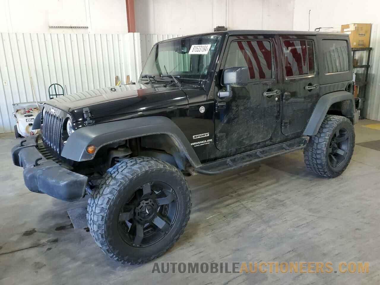 1C4BJWDG1EL295065 JEEP WRANGLER 2014