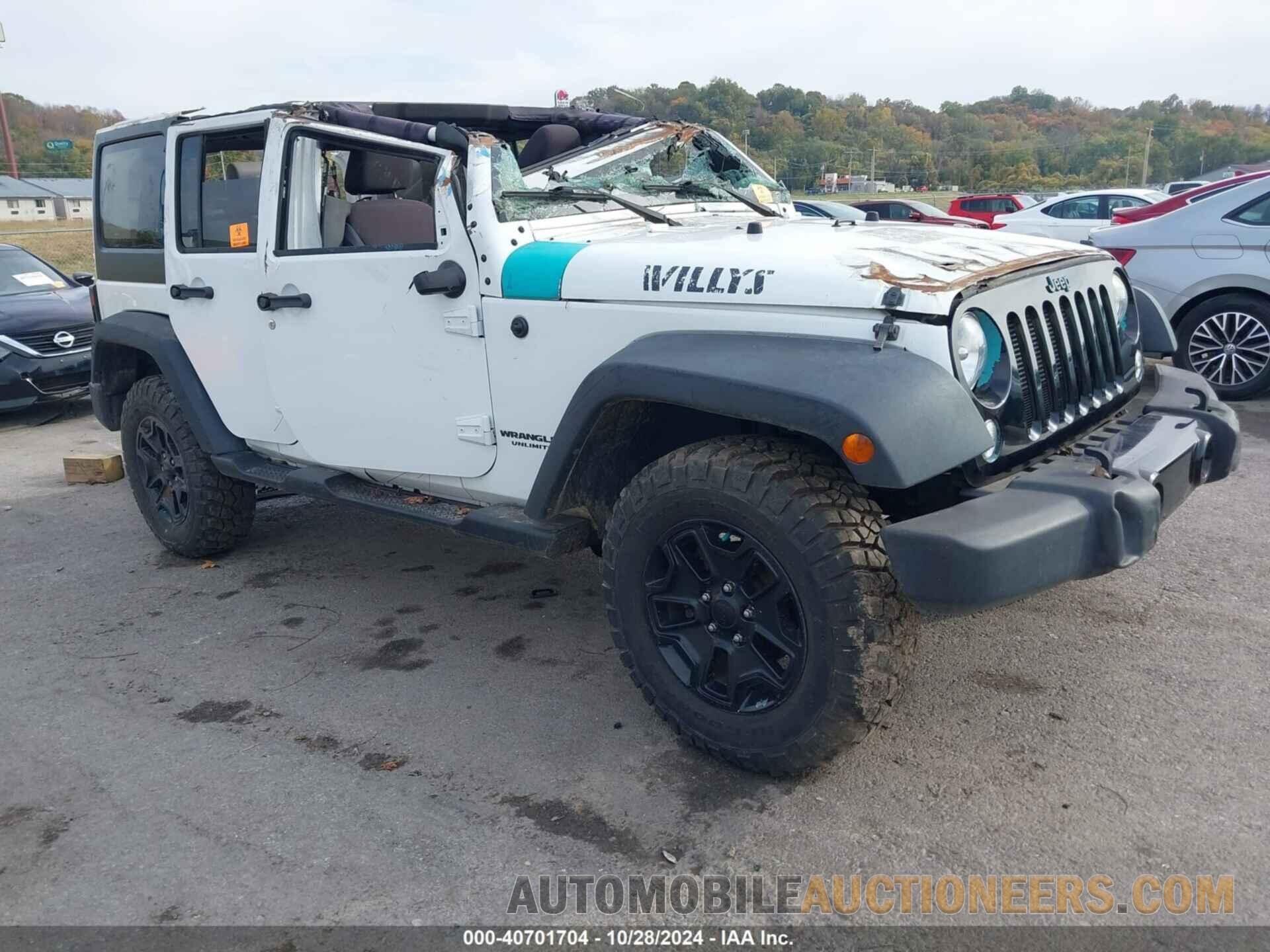 1C4BJWDG1EL327271 JEEP WRANGLER UNLIMITED 2014