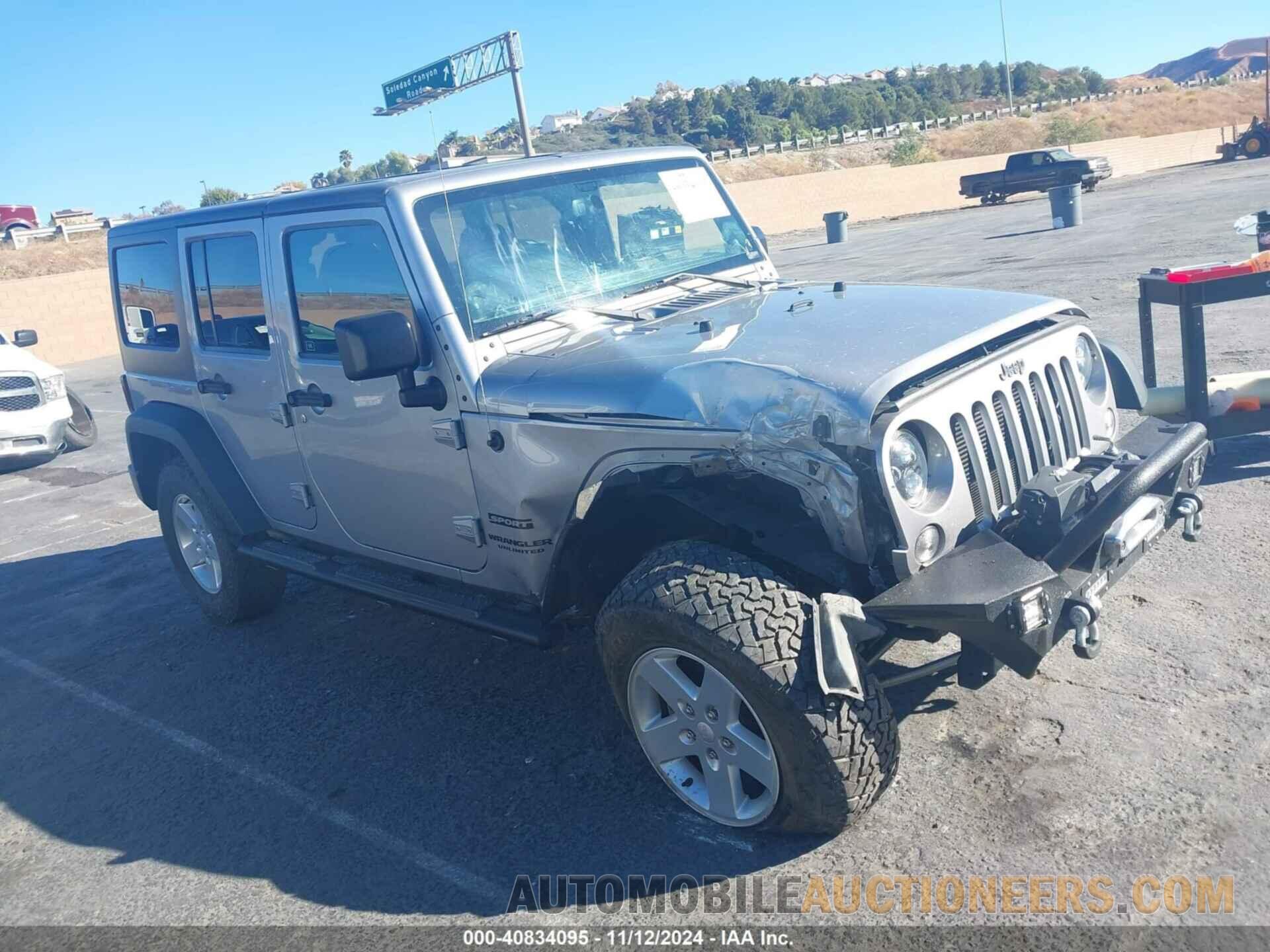 1C4BJWDG2EL243833 JEEP WRANGLER UNLIMITED 2014