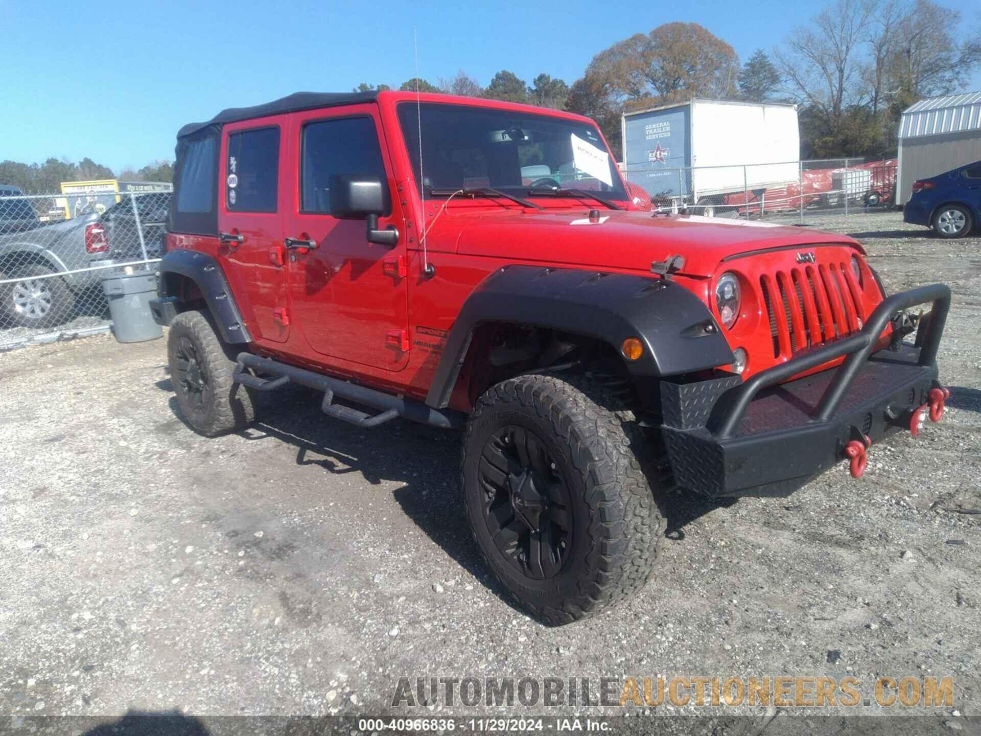 1C4BJWDG3EL318961 JEEP WRANGLER UNLIMITED 2014