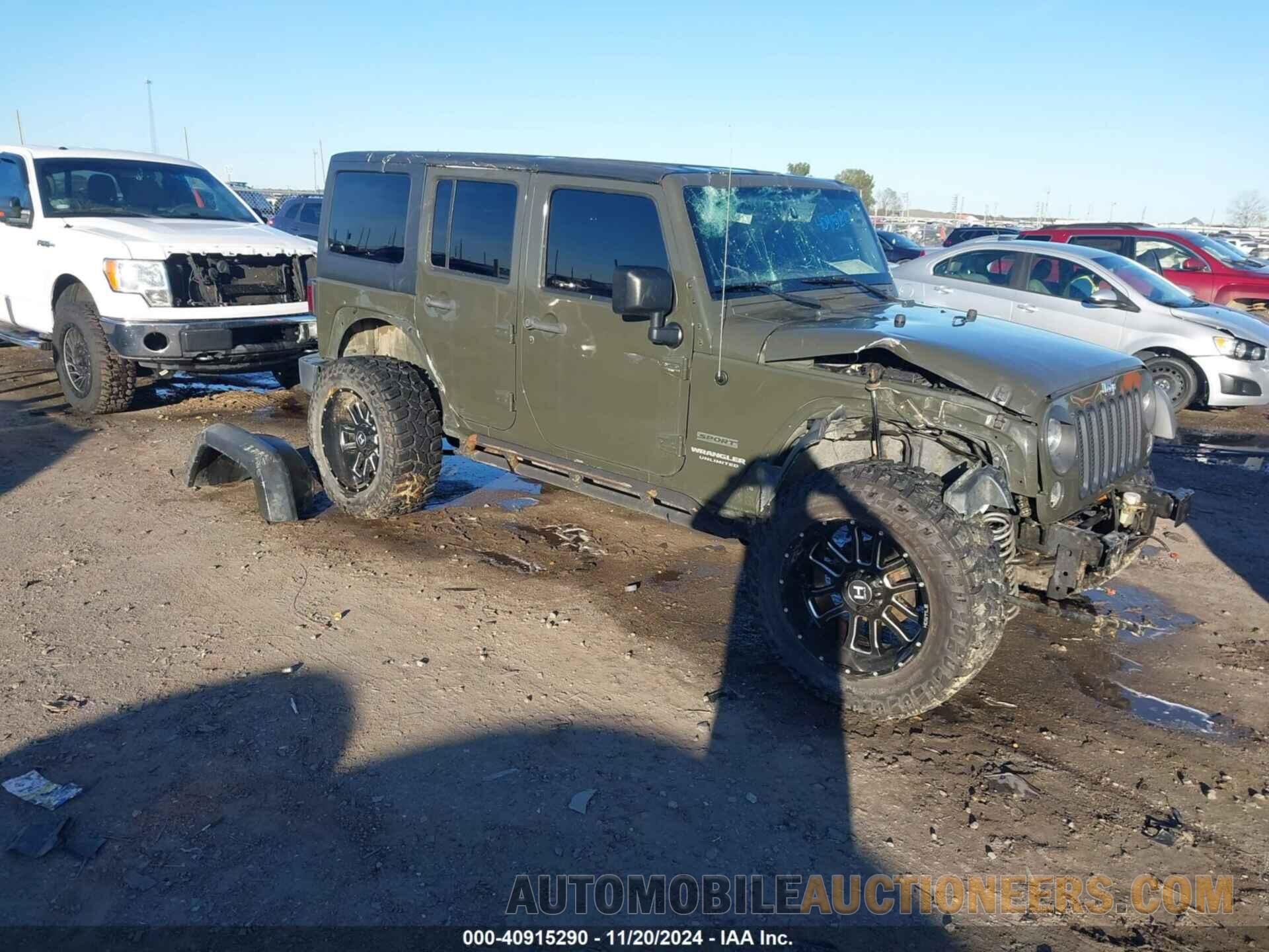 1C4BJWDG4GL128606 JEEP WRANGLER UNLIMITED 2016