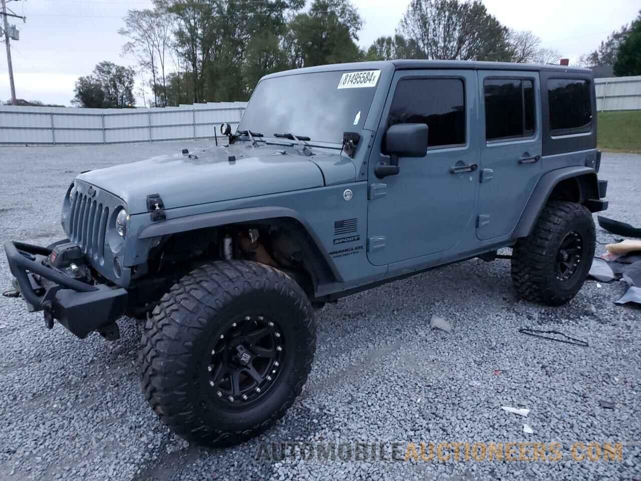 1C4BJWDG8EL176896 JEEP WRANGLER 2014