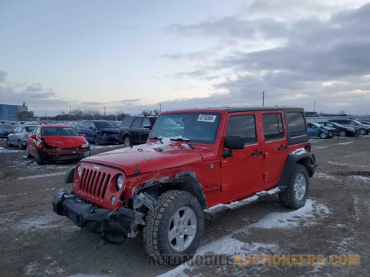 1C4BJWDG9EL133426 JEEP WRANGLER 2014