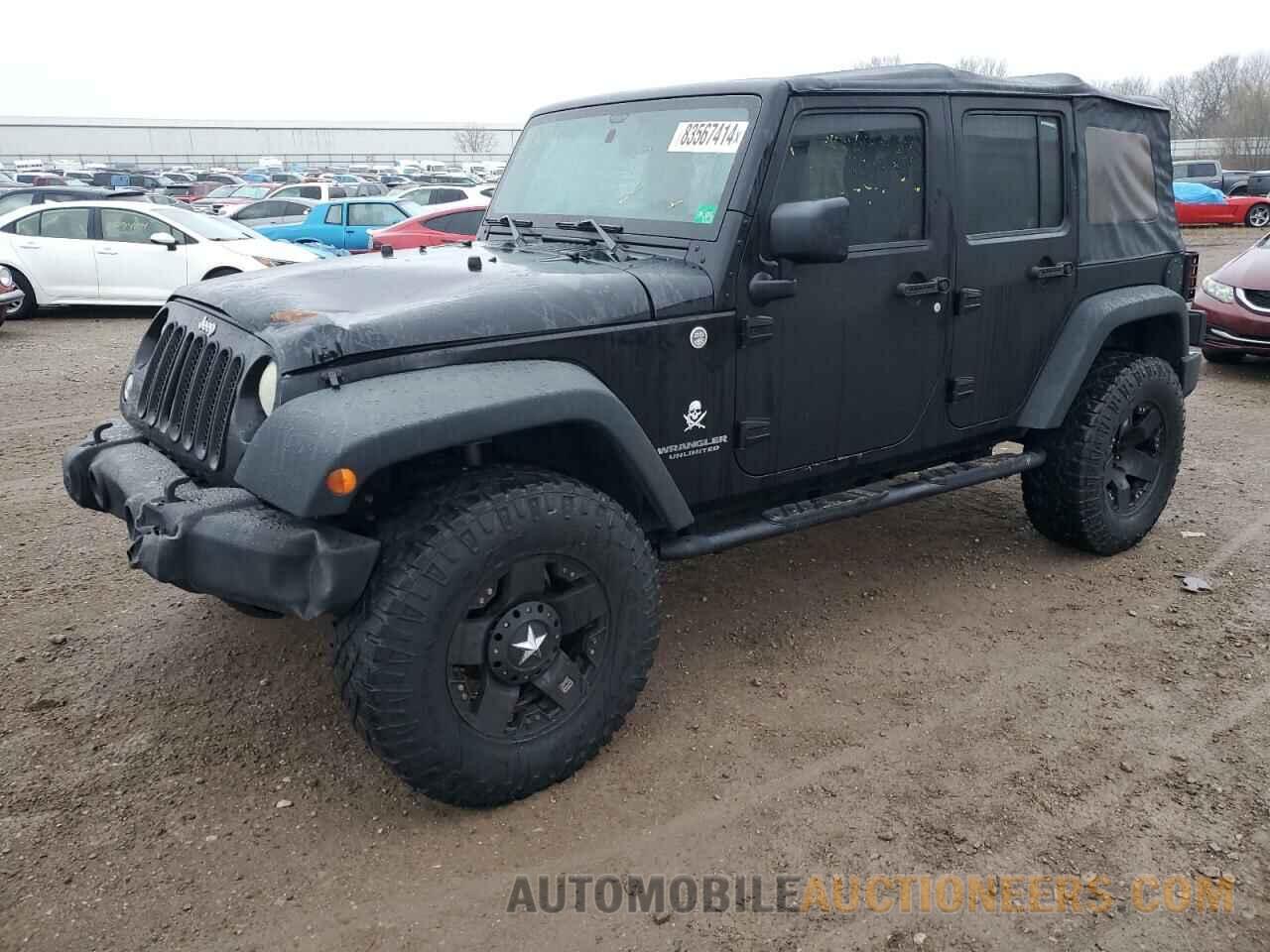 1C4BJWDG9EL208478 JEEP WRANGLER 2014