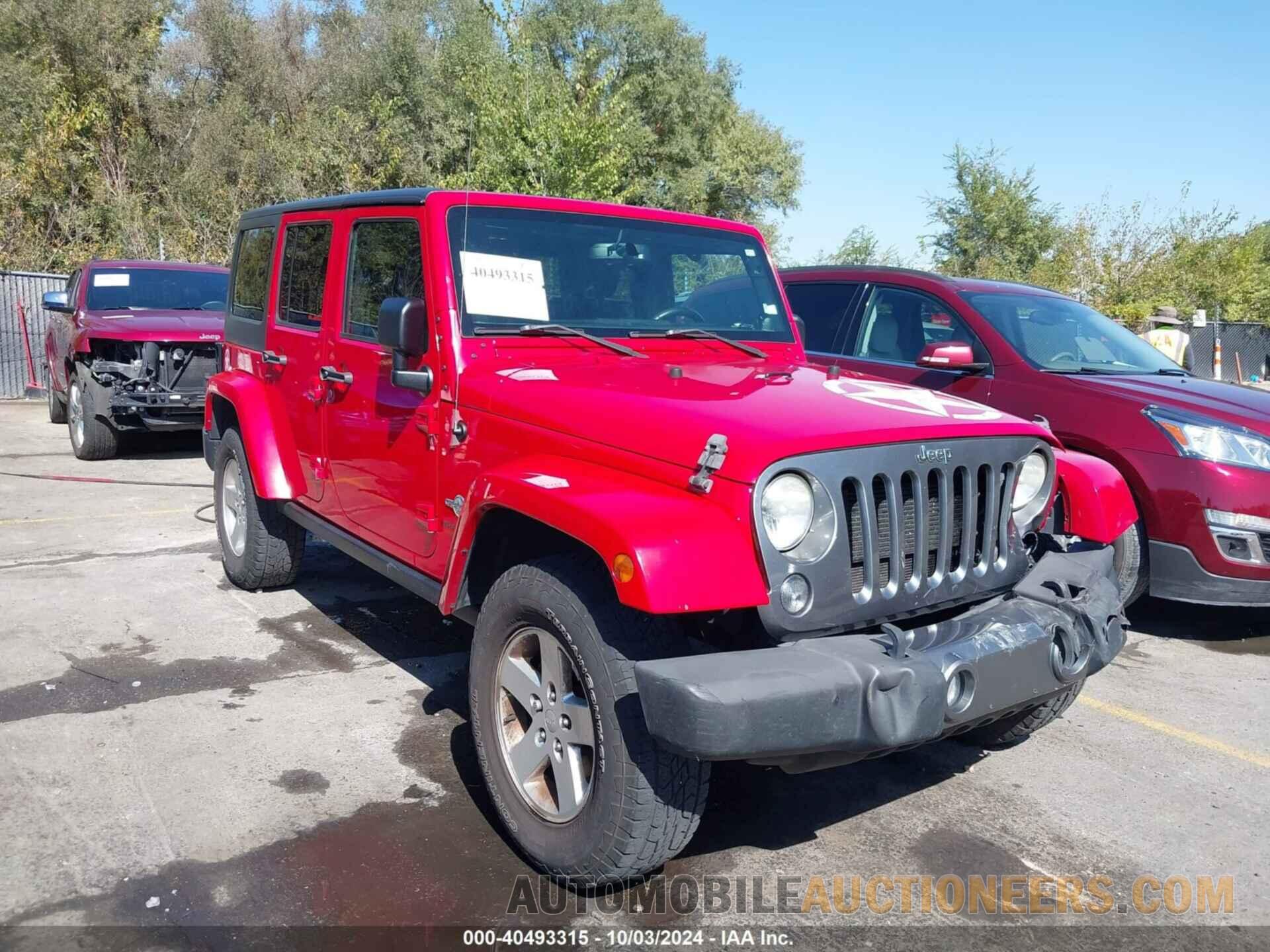 1C4BJWDGXEL188239 JEEP WRANGLER UNLIMITED 2014