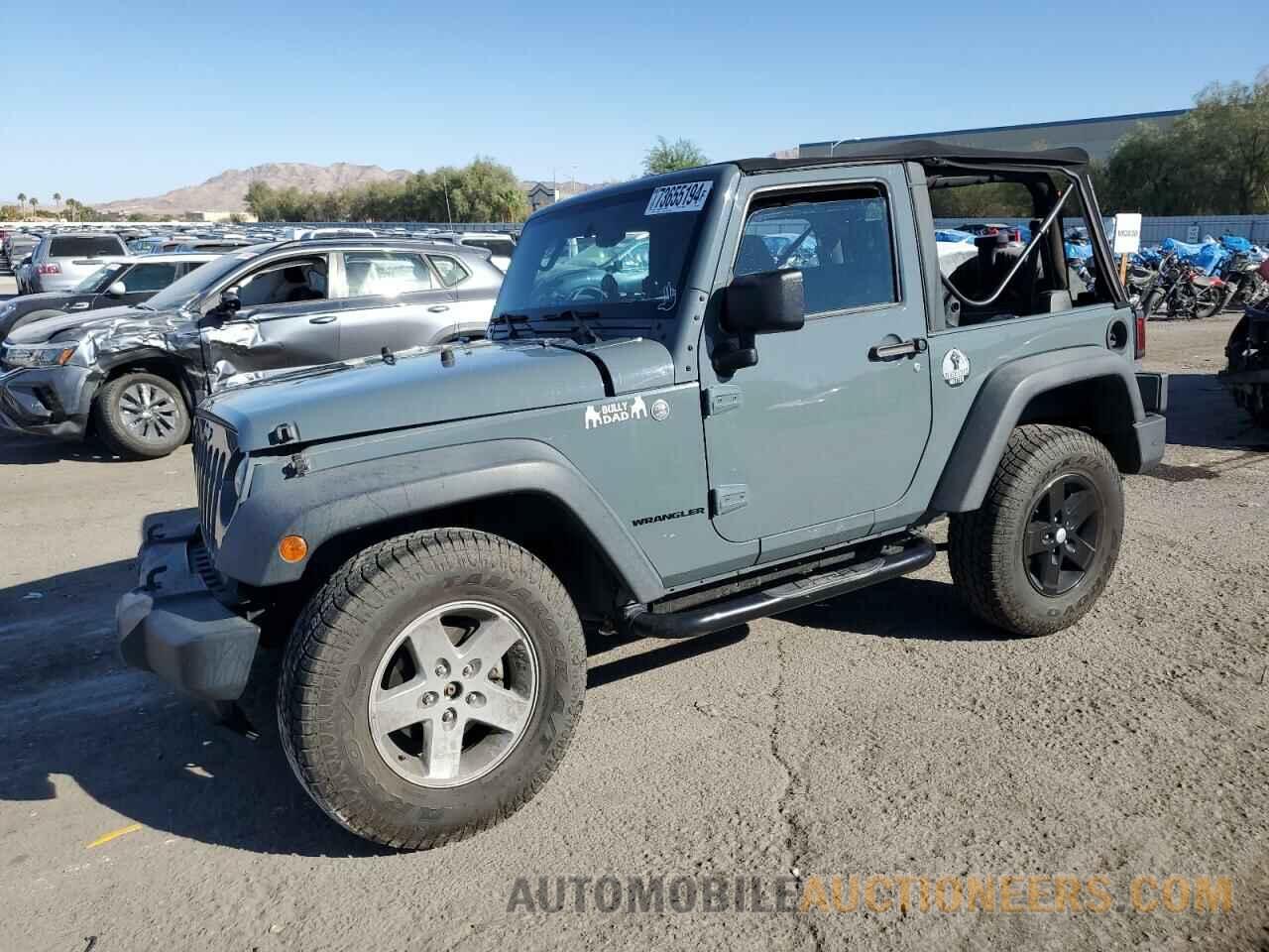 1C4GJWAG8EL259142 JEEP WRANGLER 2014