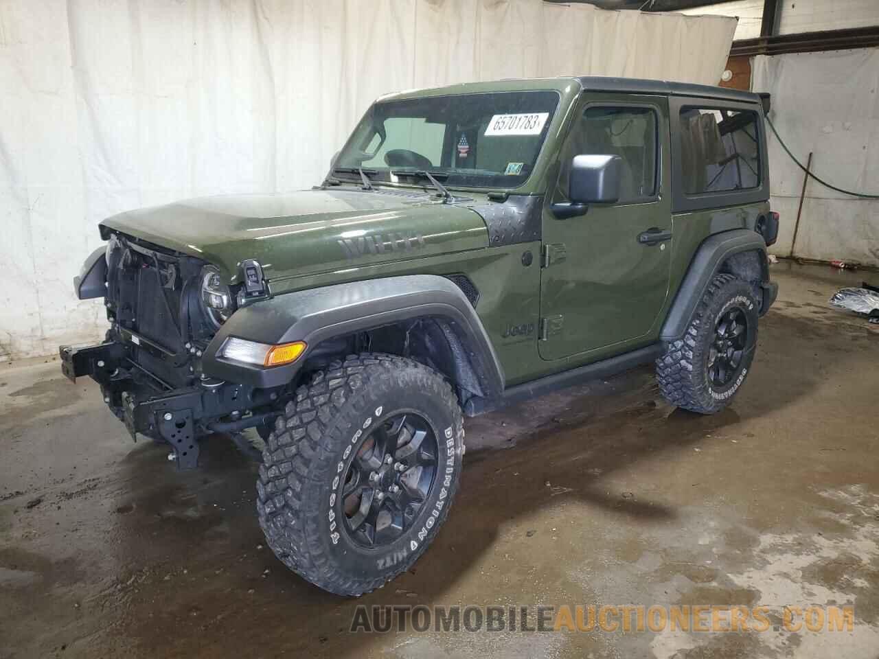 1C4GJXAG7NW172000 JEEP WRANGLER 2022