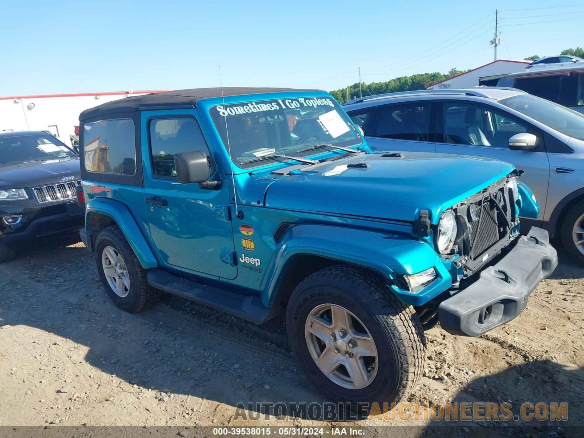 1C4GJXAG8LW144204 JEEP WRANGLER 2020