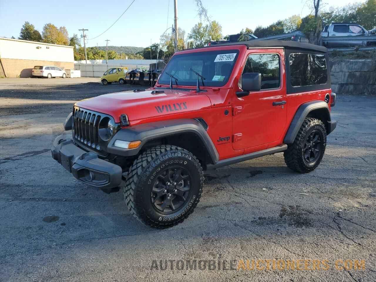 1C4GJXAG8MW795222 JEEP WRANGLER 2021