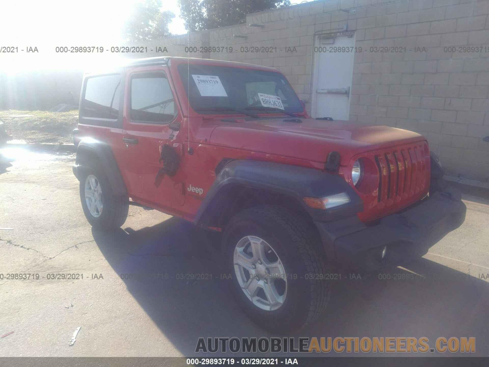 1C4GJXAN0LW295181 JEEP WRANGLER 2020