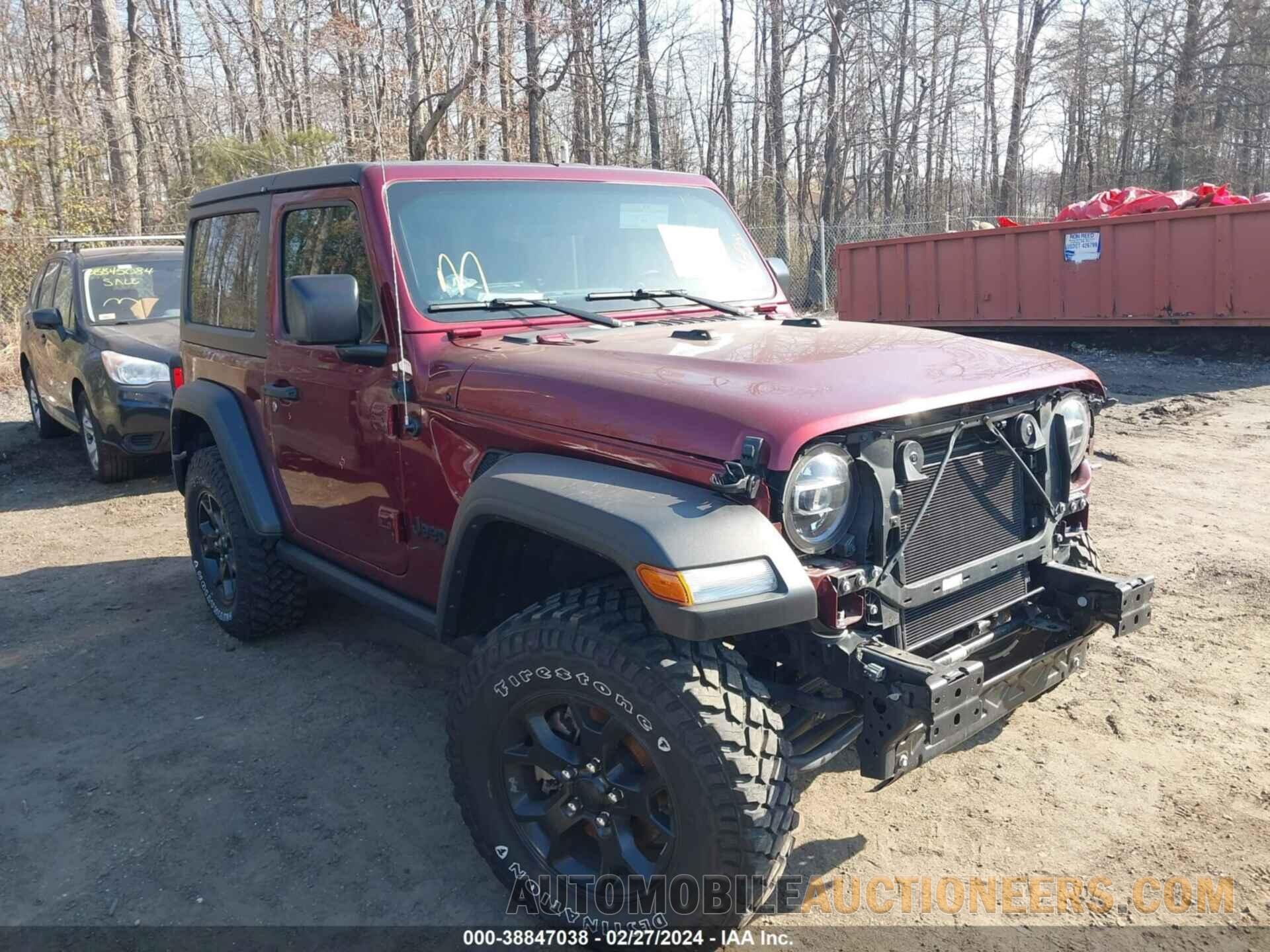 1C4GJXAN3MW691705 JEEP WRANGLER 2021