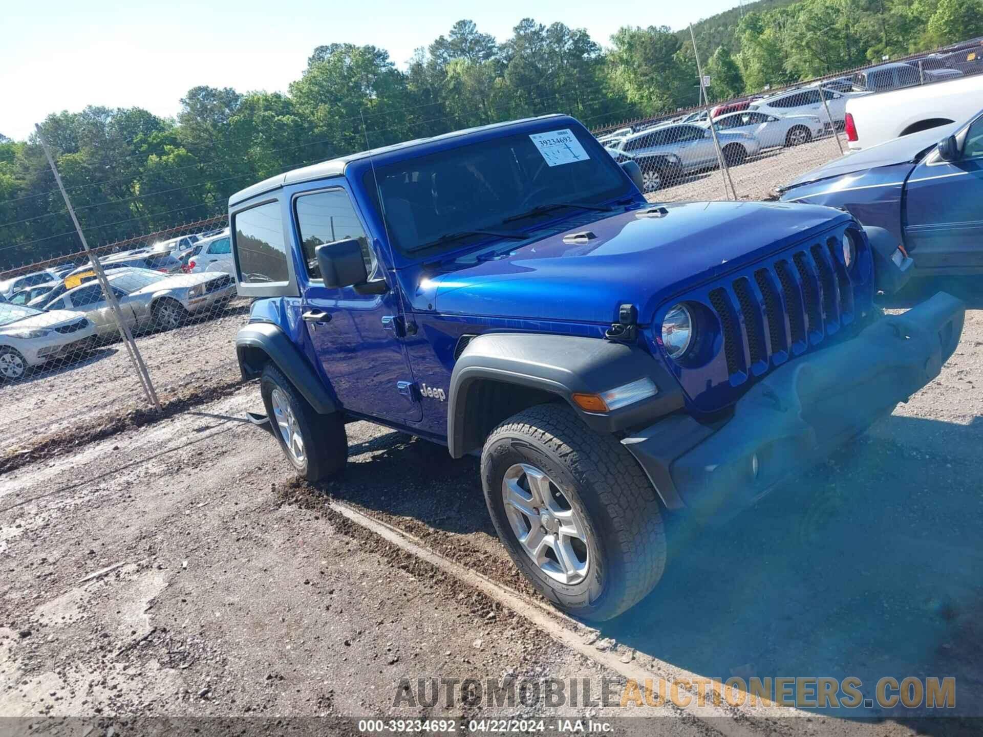 1C4GJXAN8LW180280 JEEP WRANGLER 2020