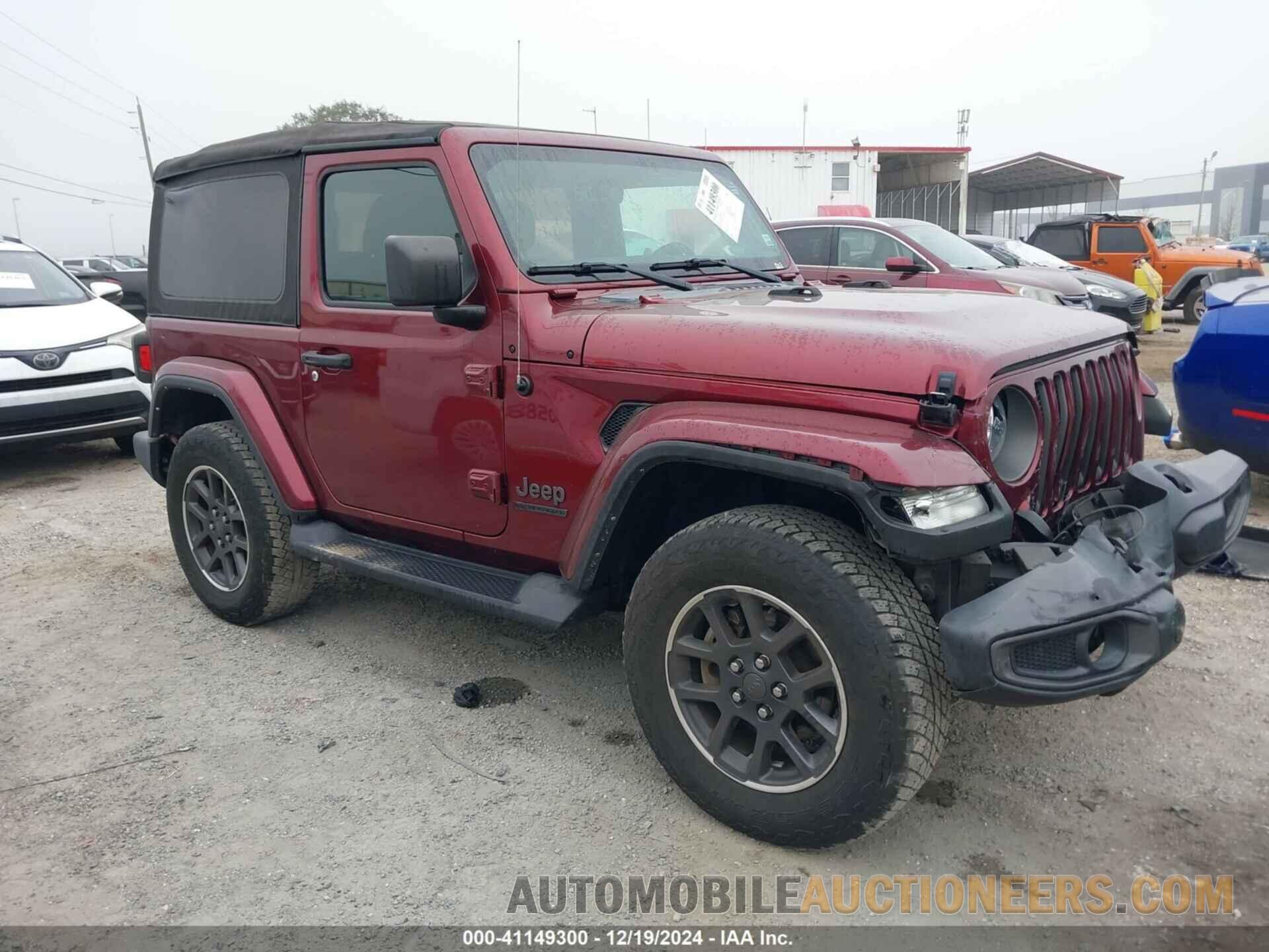 1C4GJXAN8MW700480 JEEP WRANGLER 2021