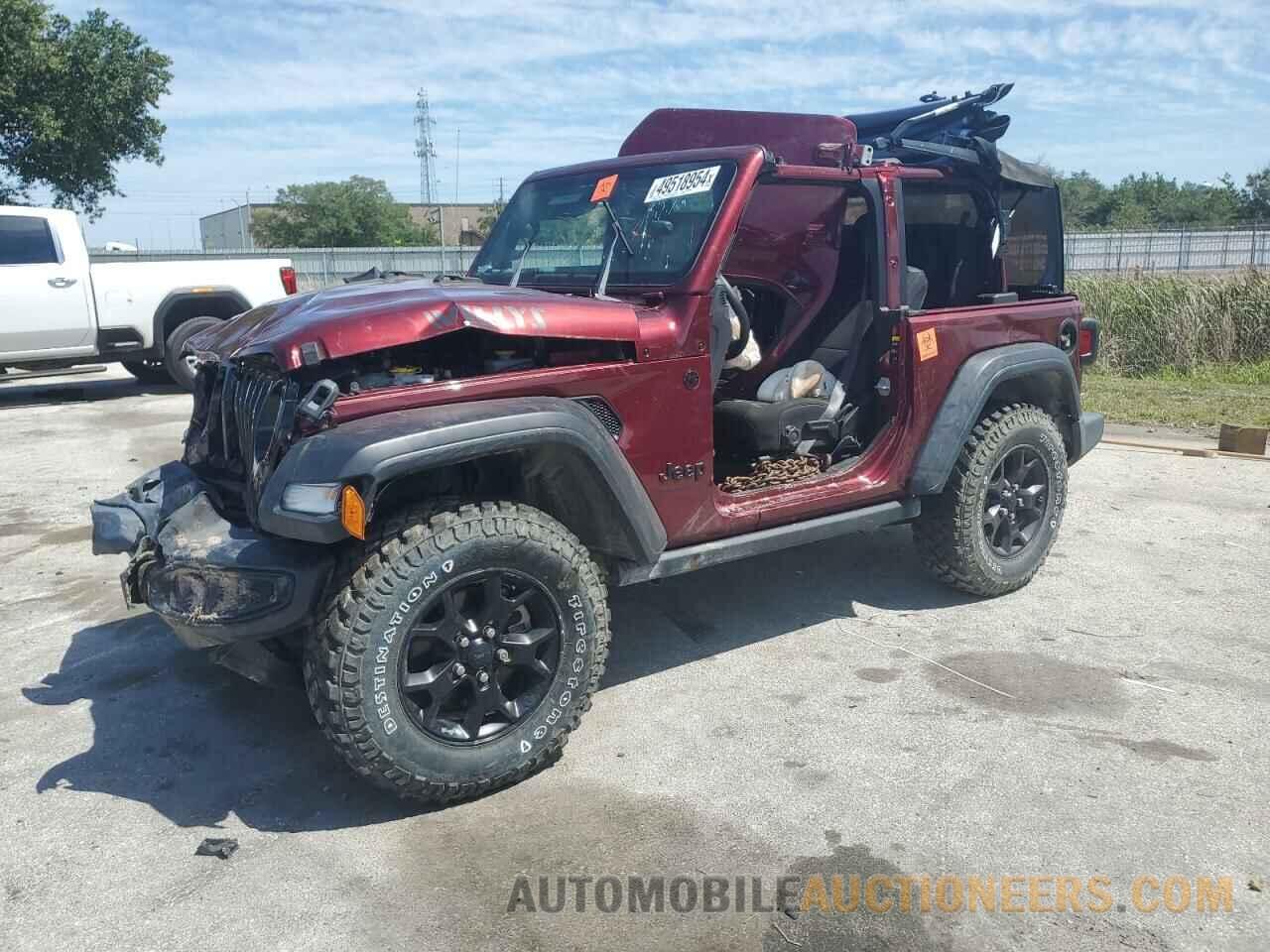 1C4GJXAN9MW664573 JEEP WRANGLER 2021