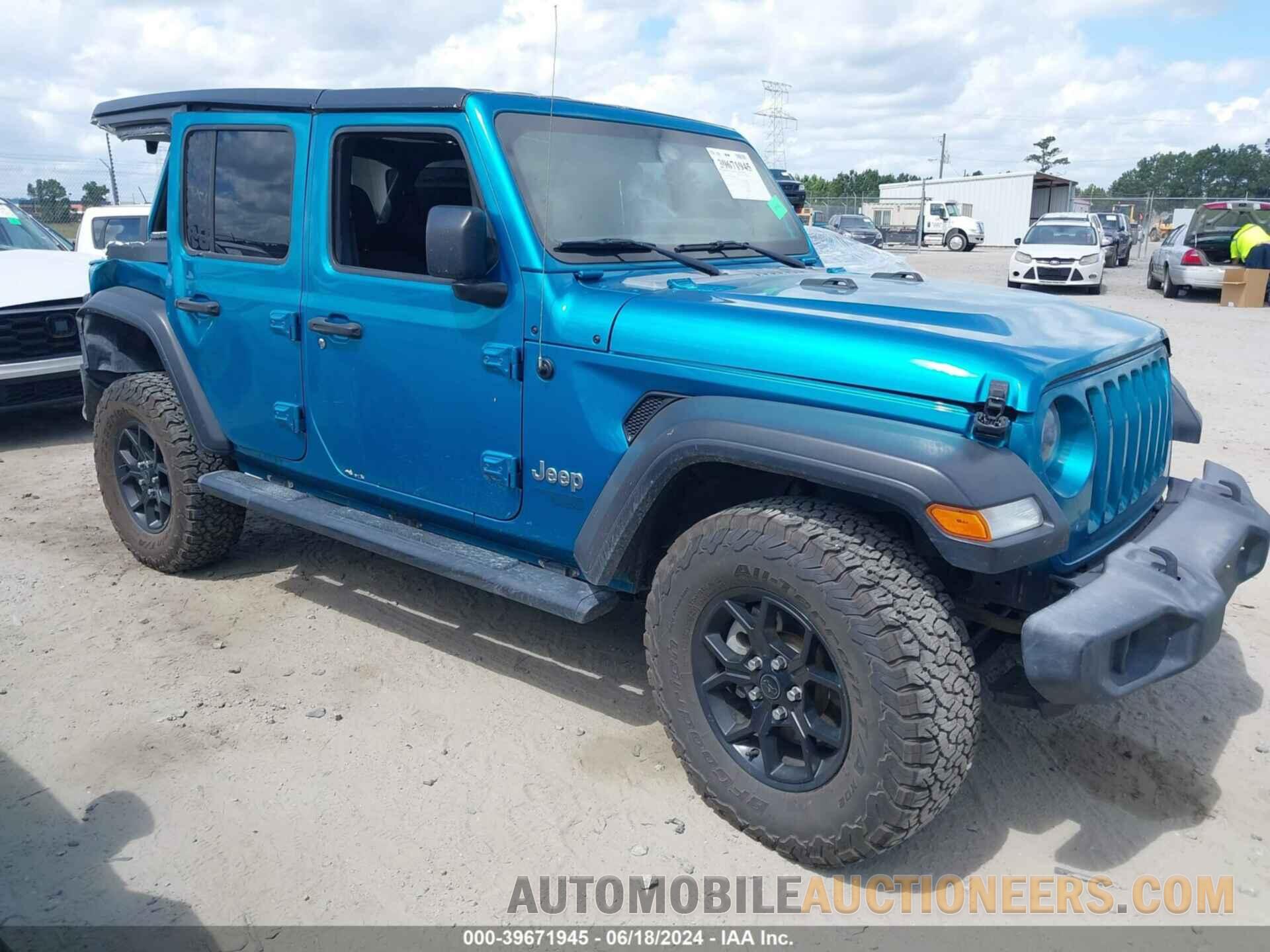 1C4HJXDG0LW161644 JEEP WRANGLER UNLIMITED 2020