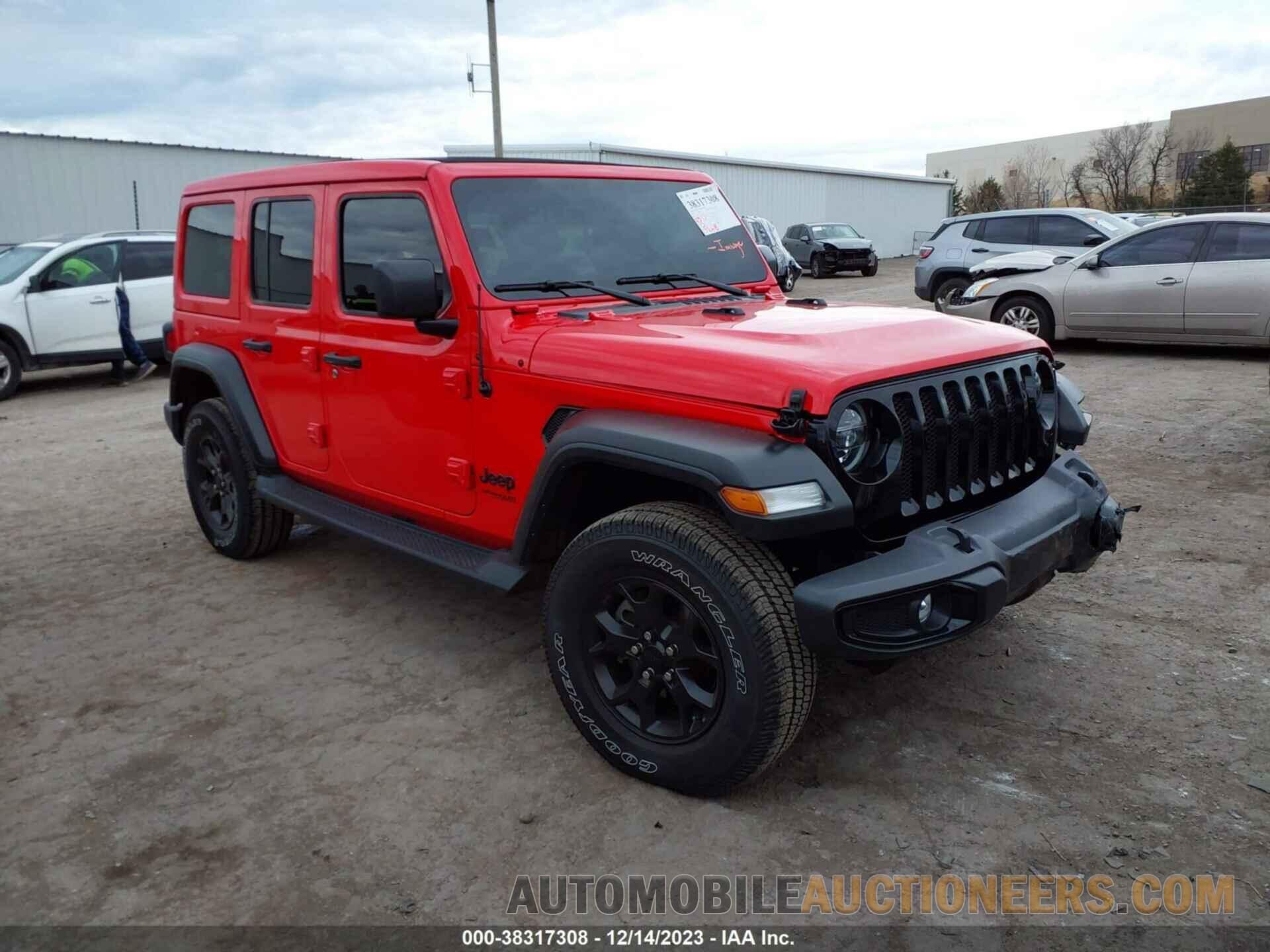 1C4HJXDG0NW200381 JEEP WRANGLER UNLIMITED 2022