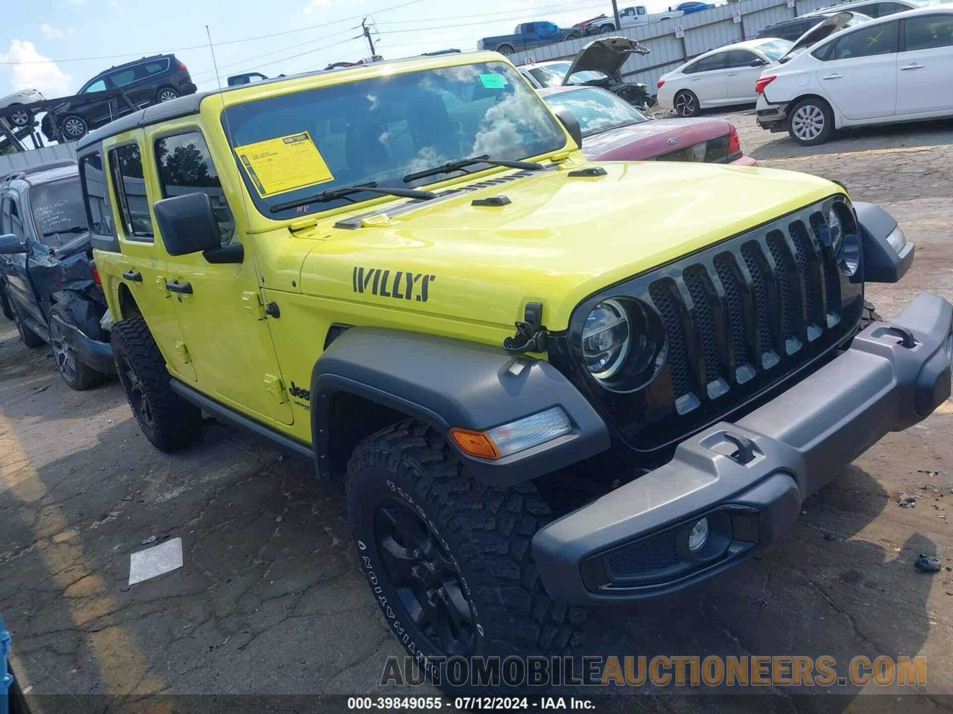 1C4HJXDG1NW206805 JEEP WRANGLER UNLIMITED 2022