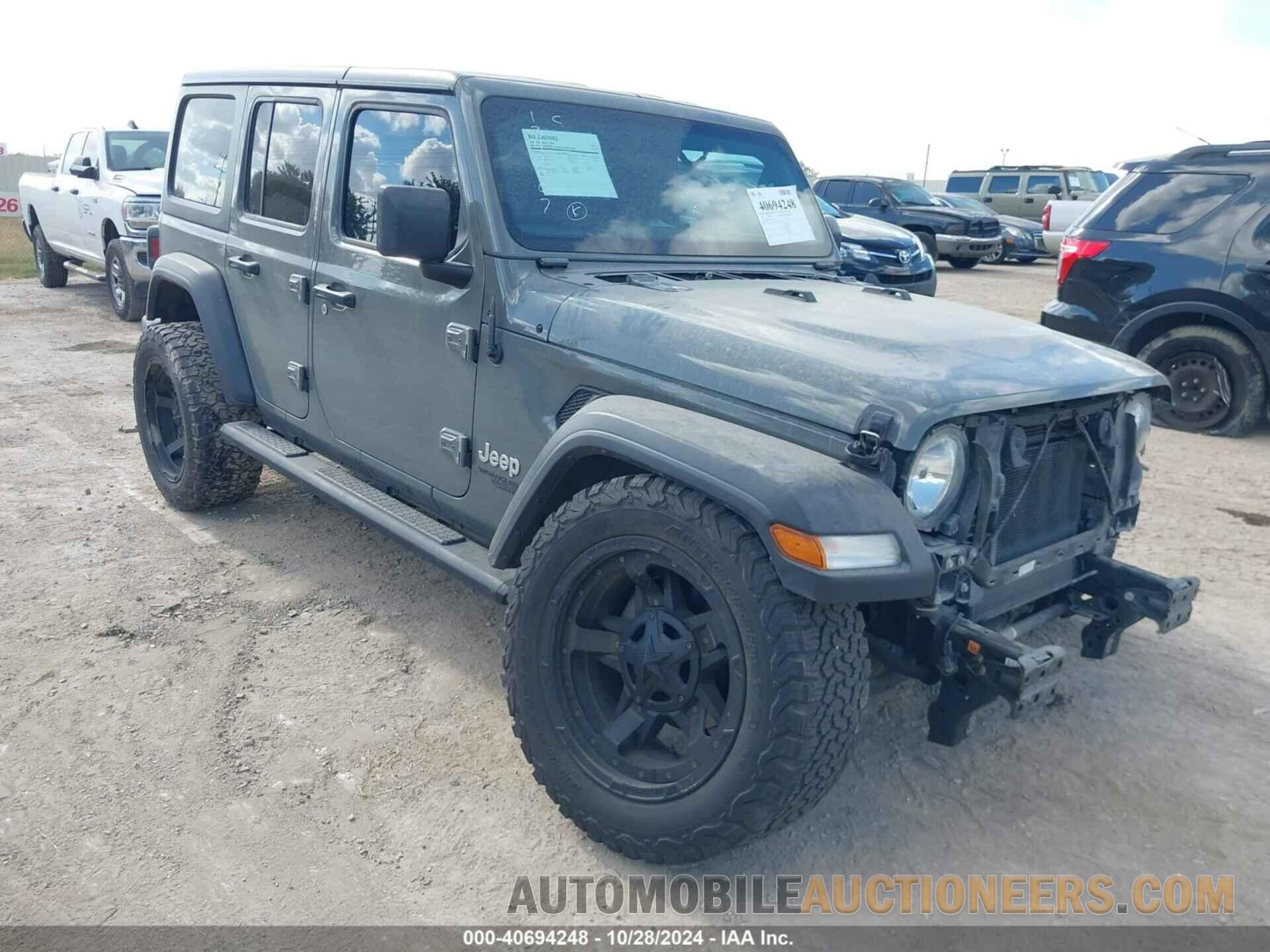 1C4HJXDG3KW565617 JEEP WRANGLER UNLIMITED 2019