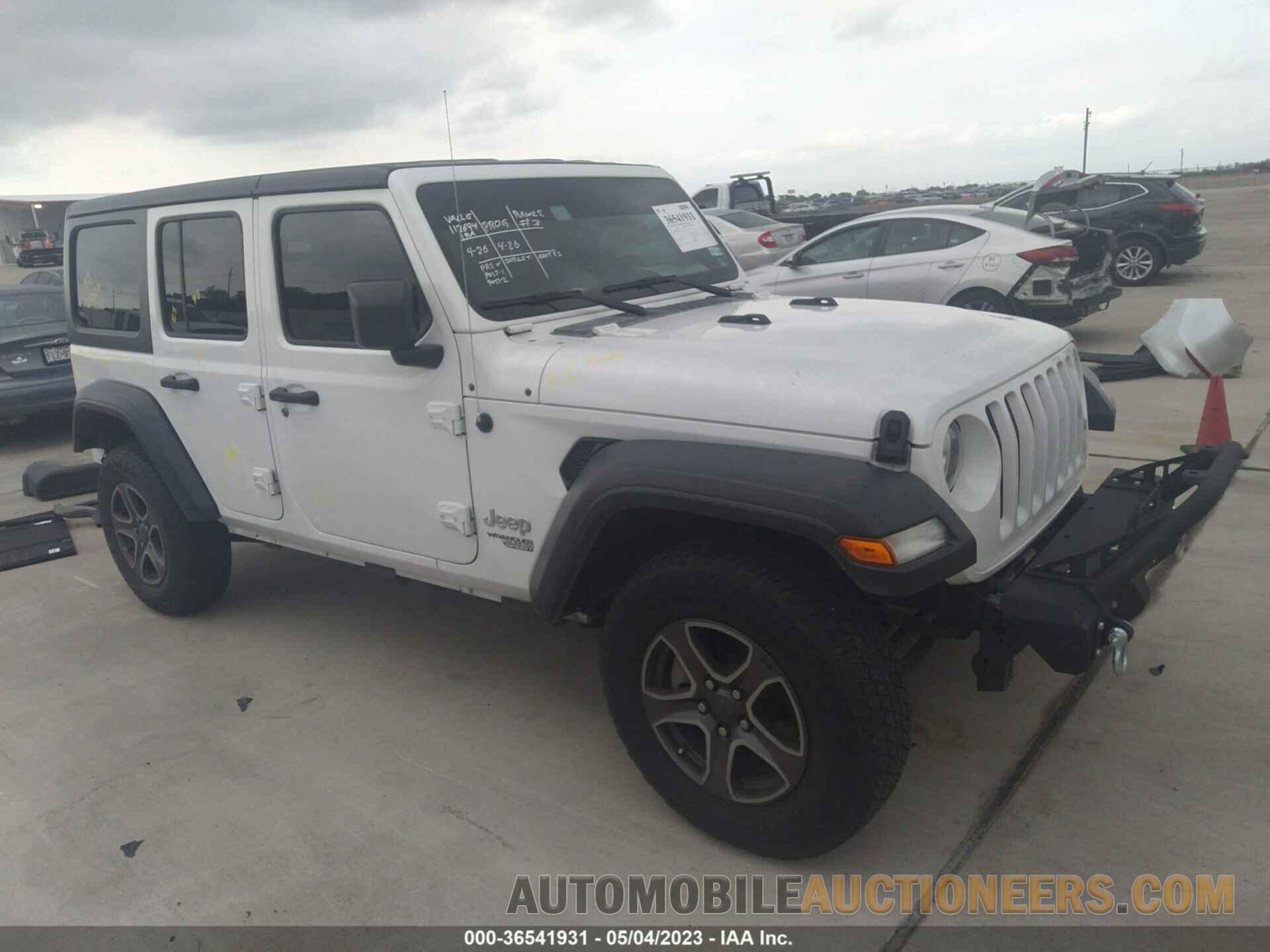 1C4HJXDG6KW508537 JEEP WRANGLER UNLIMITED 2019