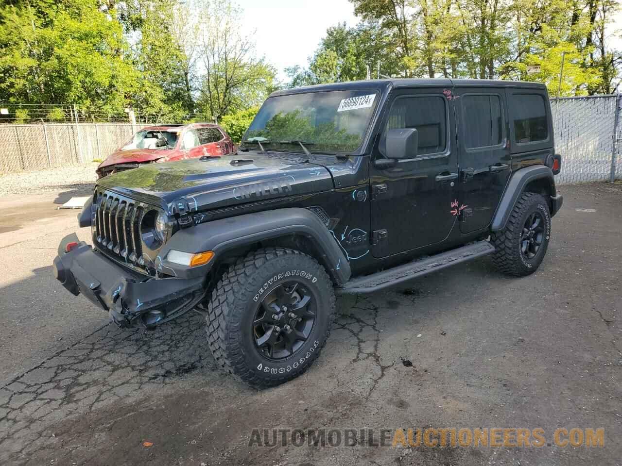 1C4HJXDG6NW140123 JEEP WRANGLER 2022