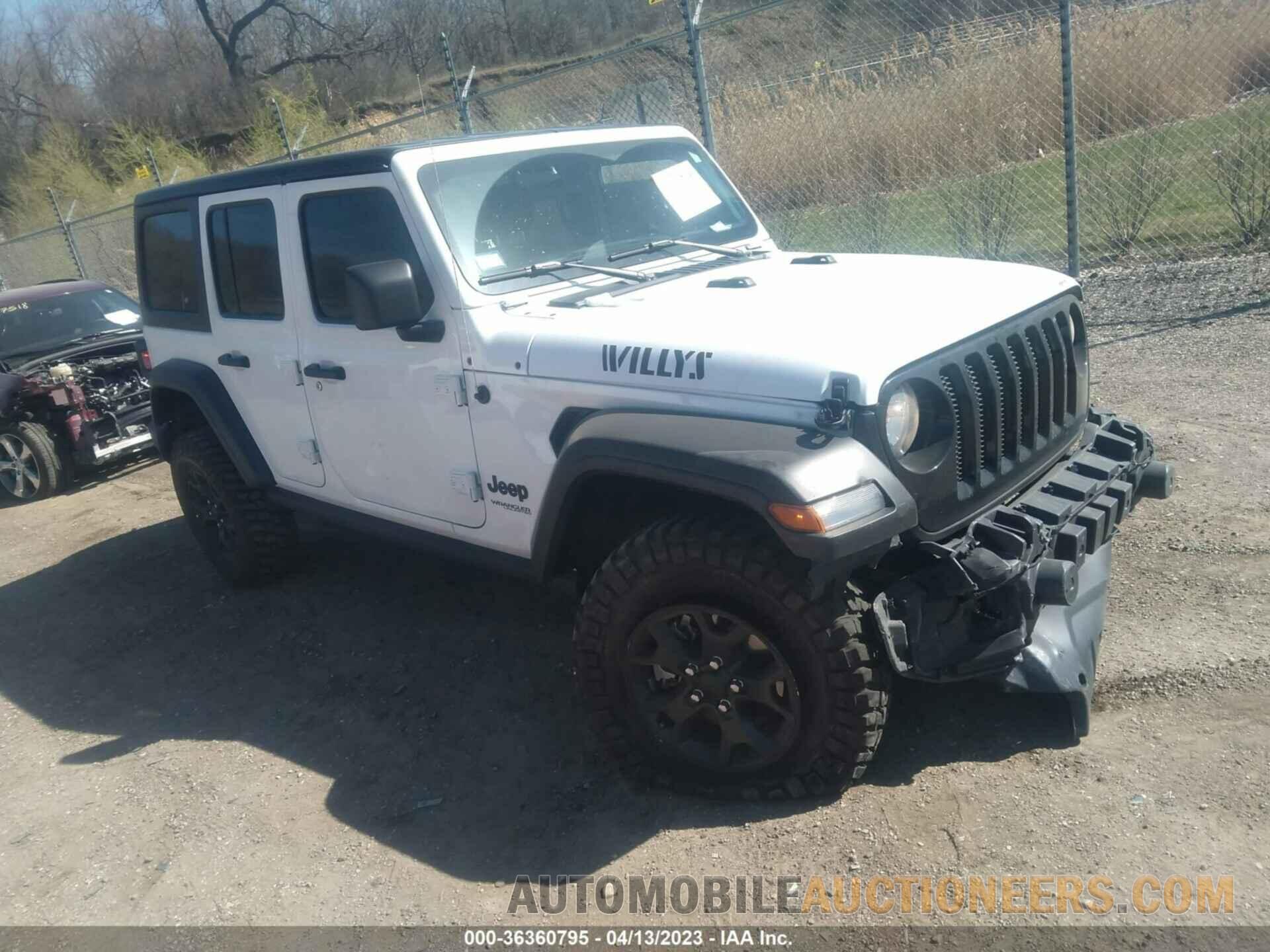 1C4HJXDG6NW142227 JEEP WRANGLER 2022