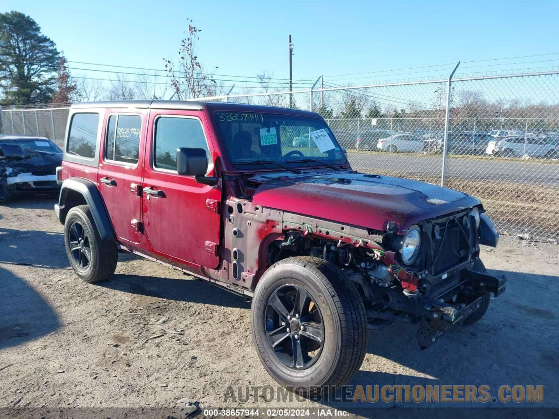 1C4HJXDG6NW149324 JEEP WRANGLER UNLIMITED 2022