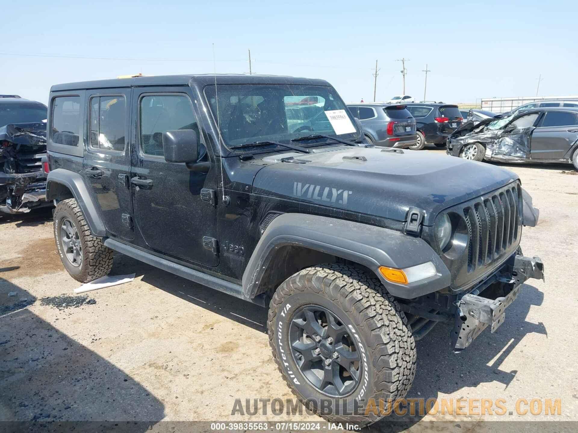 1C4HJXDG9MW712591 JEEP WRANGLER UNLIMITED 2021