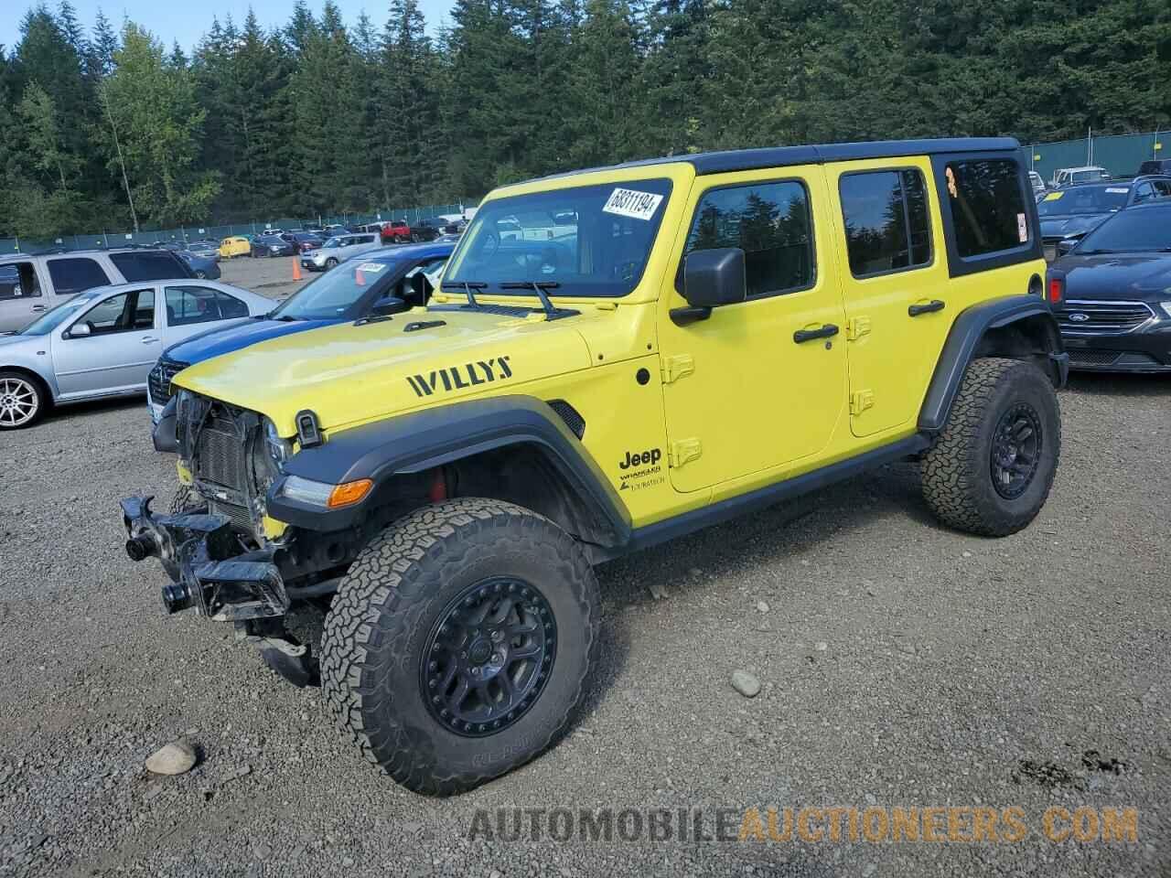 1C4HJXDG9NW158020 JEEP WRANGLER 2022