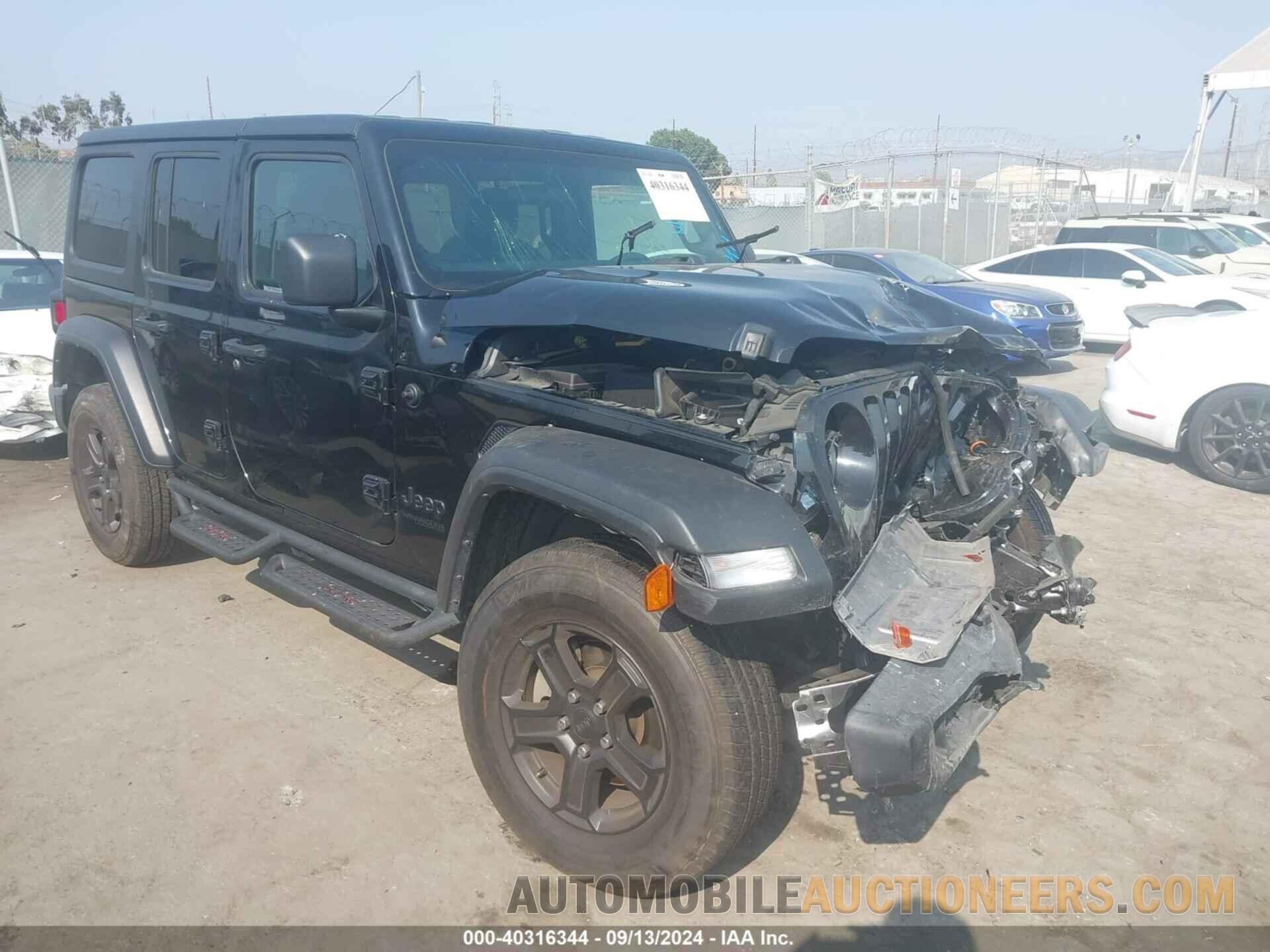 1C4HJXDG9NW160124 JEEP WRANGLER UNLIMITED 2022