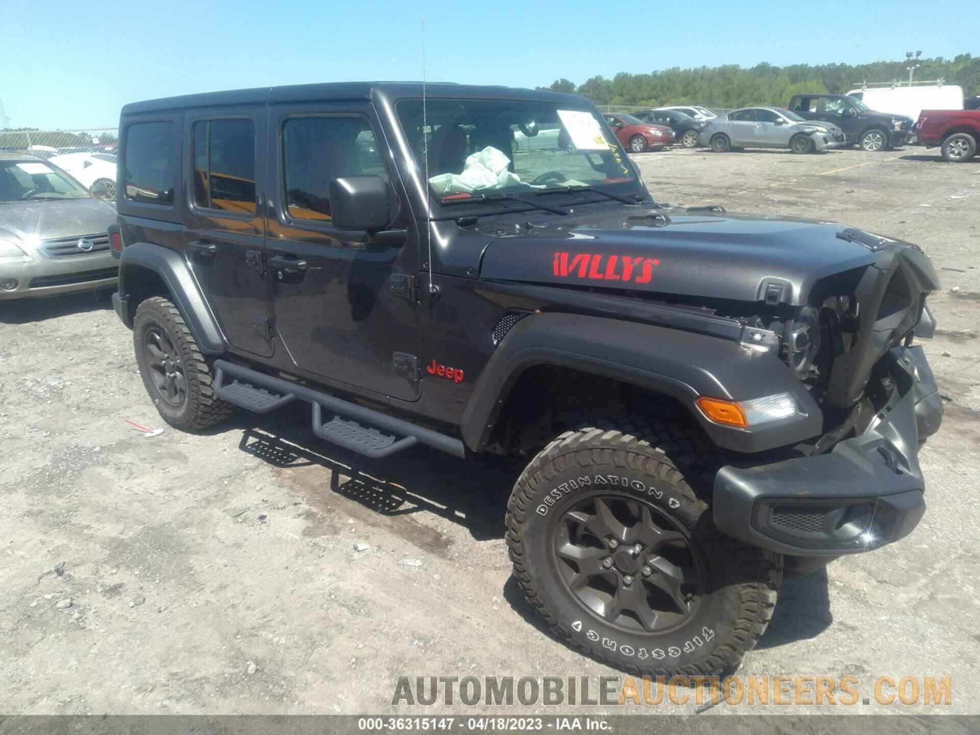 1C4HJXDM6NW129841 JEEP WRANGLER 2022