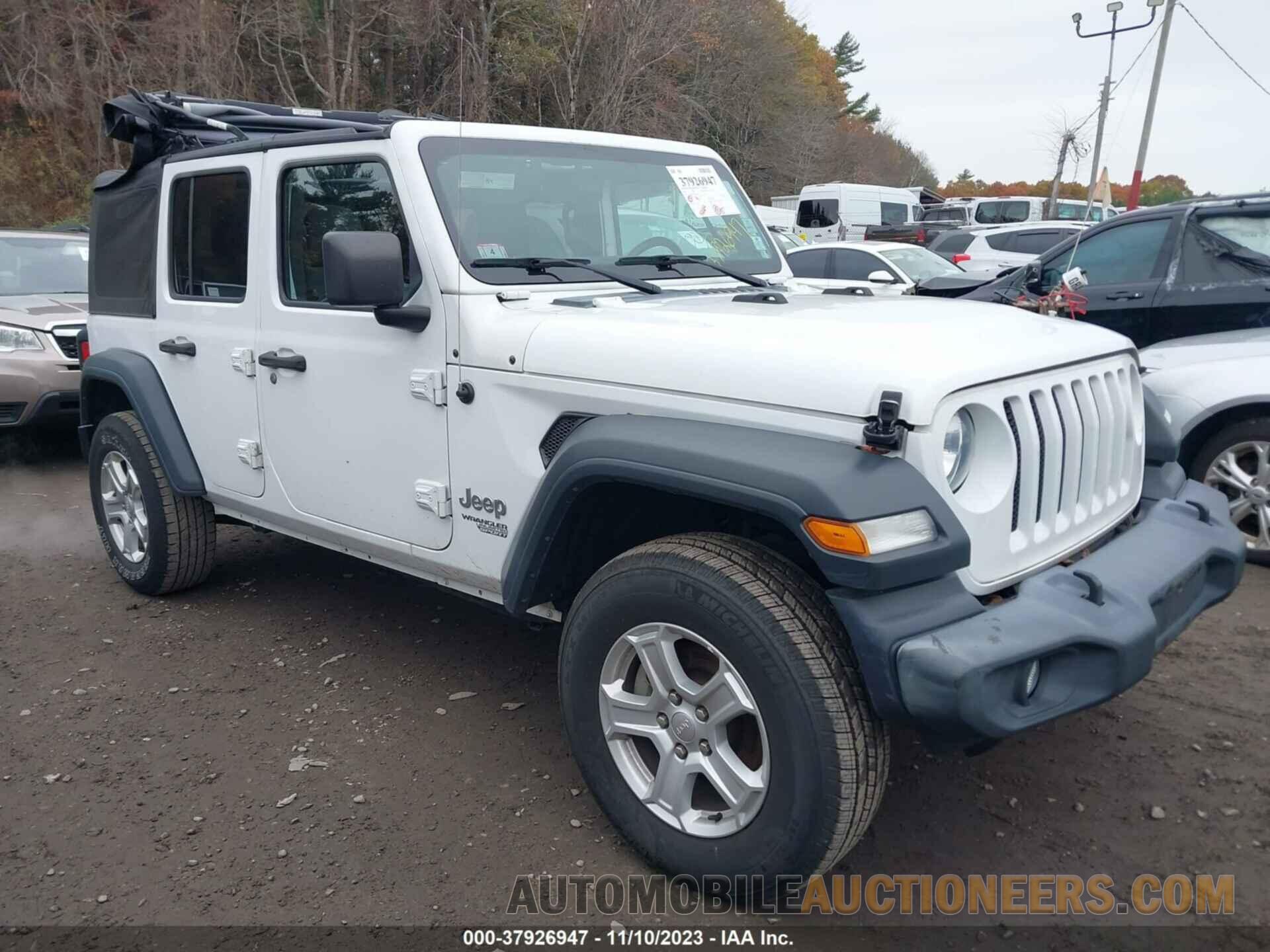 1C4HJXDN0KW630986 JEEP WRANGLER UNLIMITED 2019