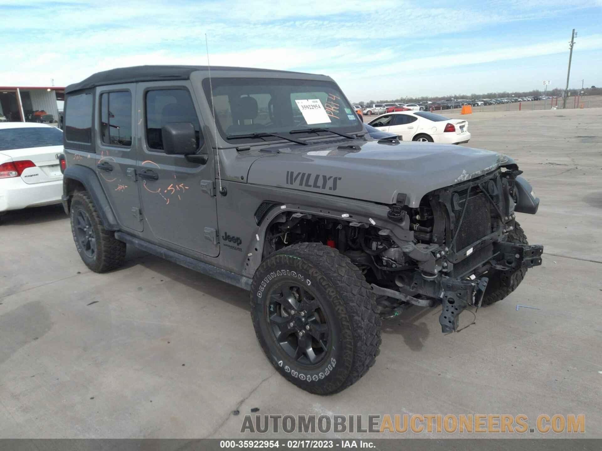 1C4HJXDN0MW678927 JEEP WRANGLER 2021