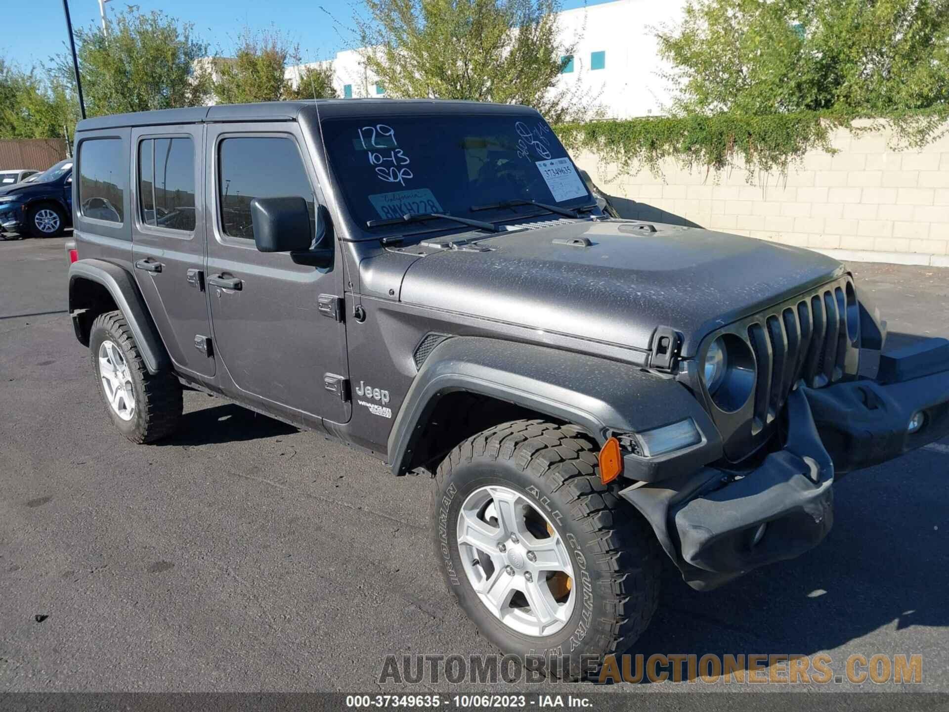 1C4HJXDN1KW682918 JEEP WRANGLER UNLIMITED 2019