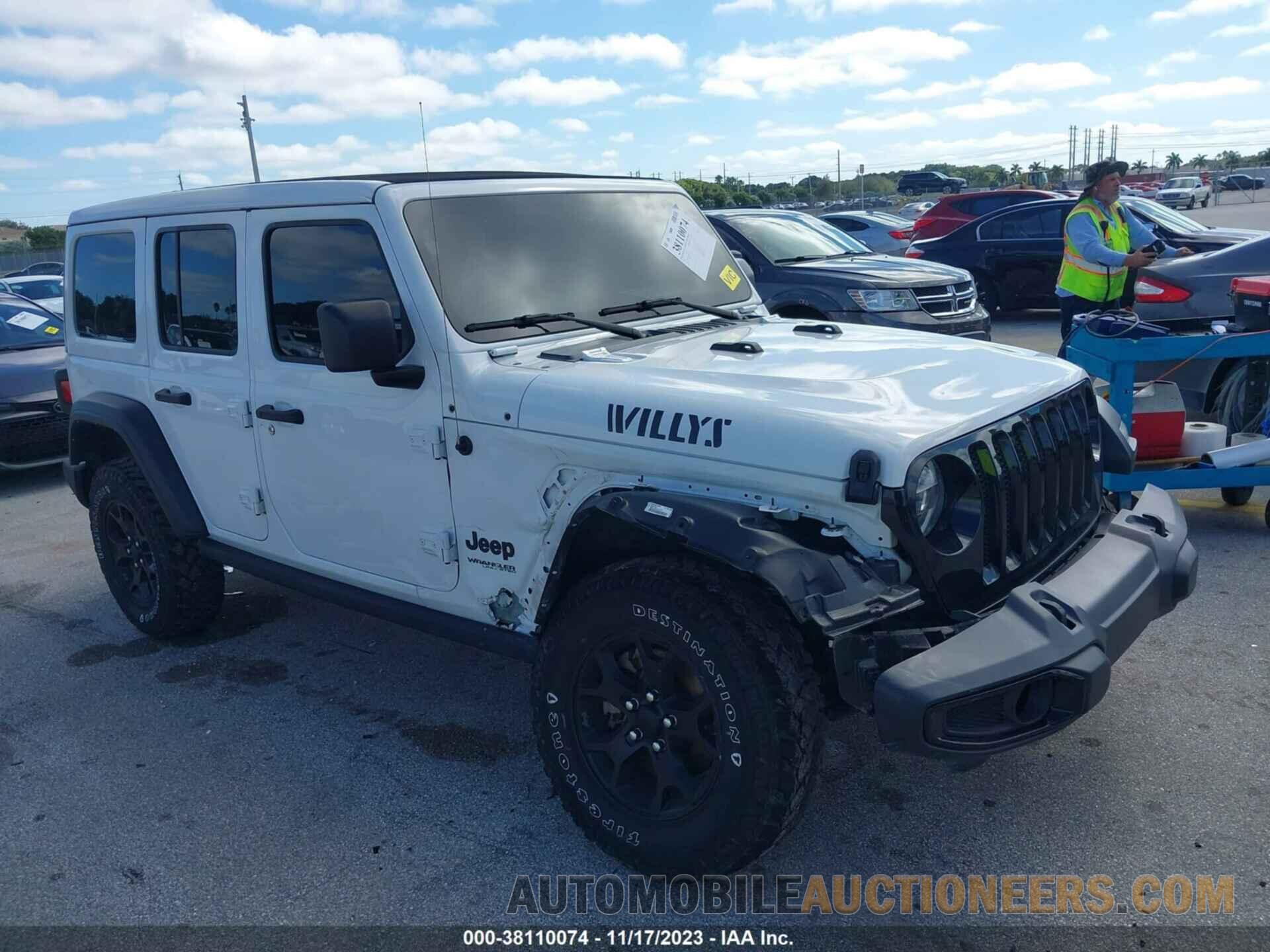 1C4HJXDN4MW794020 JEEP WRANGLER UNLIMITED 2021