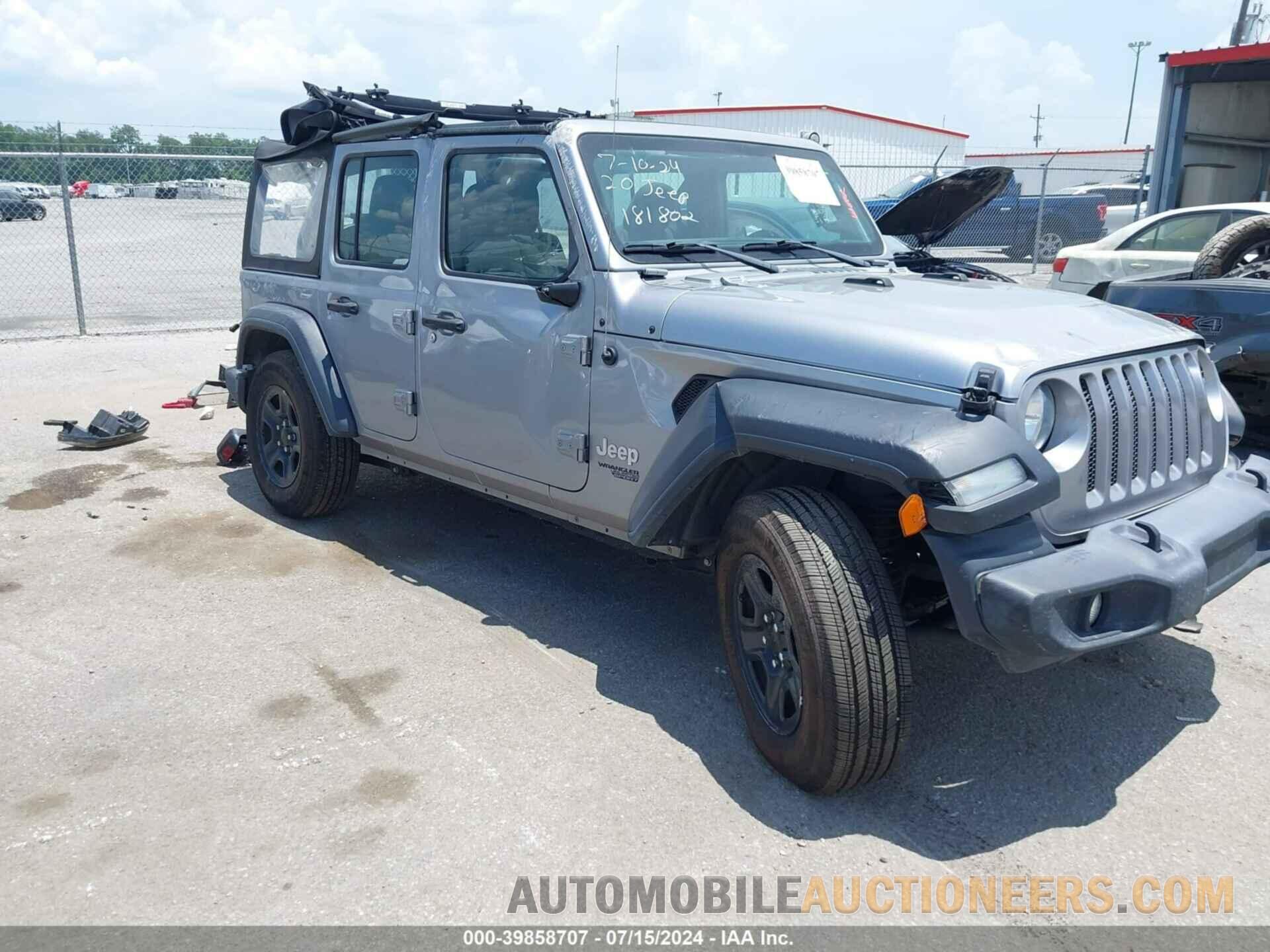 1C4HJXDN6LW181802 JEEP WRANGLER UNLIMITED 2020