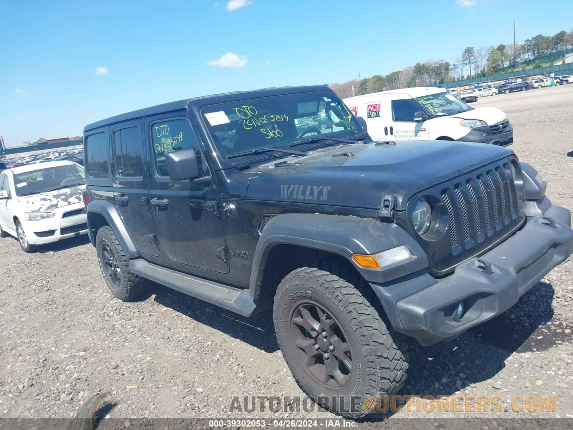 1C4HJXDN8LW100105 JEEP WRANGLER UNLIMITED 2020