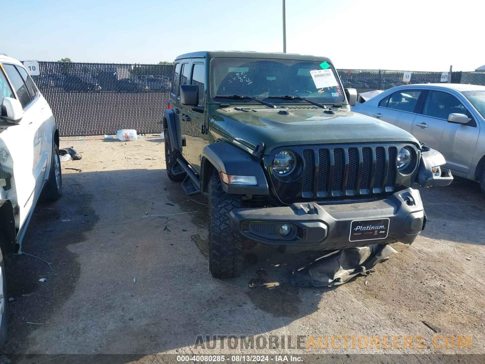 1C4HJXDNXLW284396 JEEP WRANGLER UNLIMITED 2020