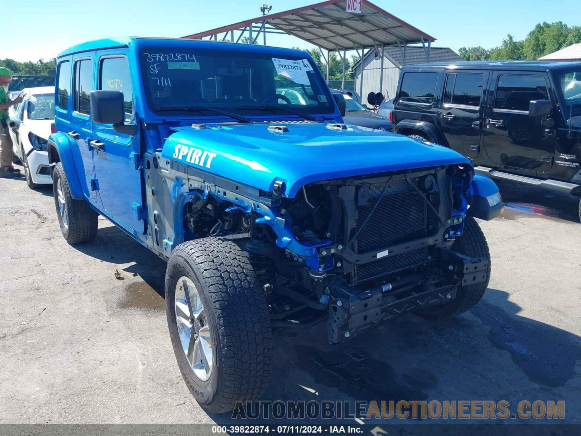 1C4HJXEG8NW248256 JEEP WRANGLER UNLIMITED 2022