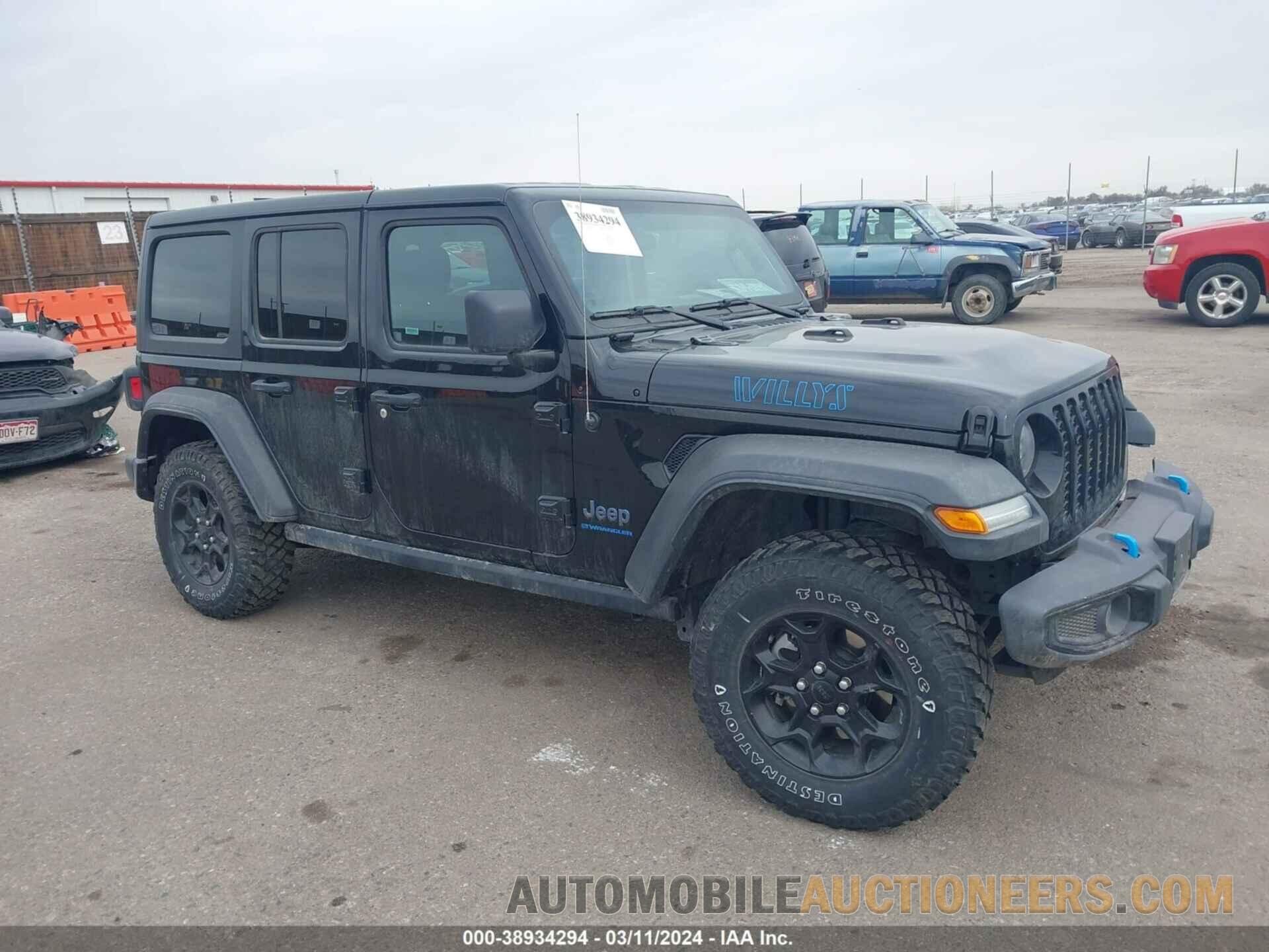 1C4JJXN66PW641751 JEEP WRANGLER 4XE 2023